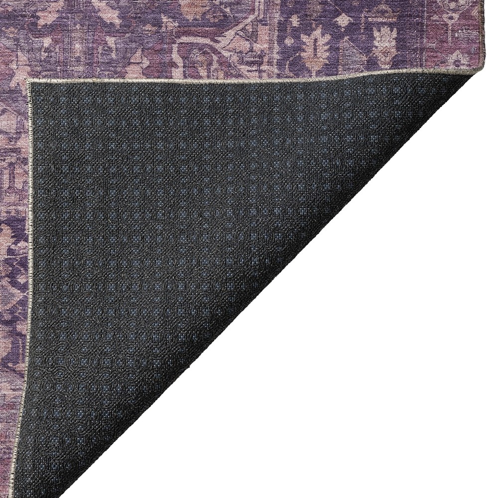 Dalyn Solace Modern Area Rug Polyester Transitional SL14-Eggplant Purple Carpet