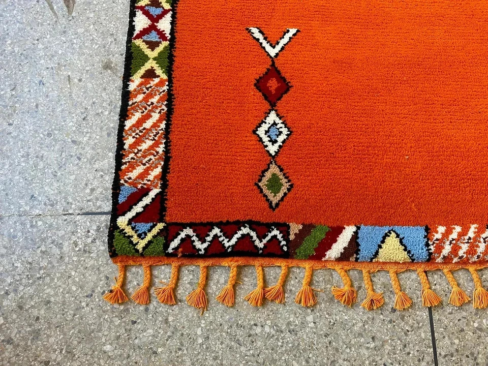 Latest Hand knotted, Beni Ourain rug, 100% soft wool Bathroom living room kitche