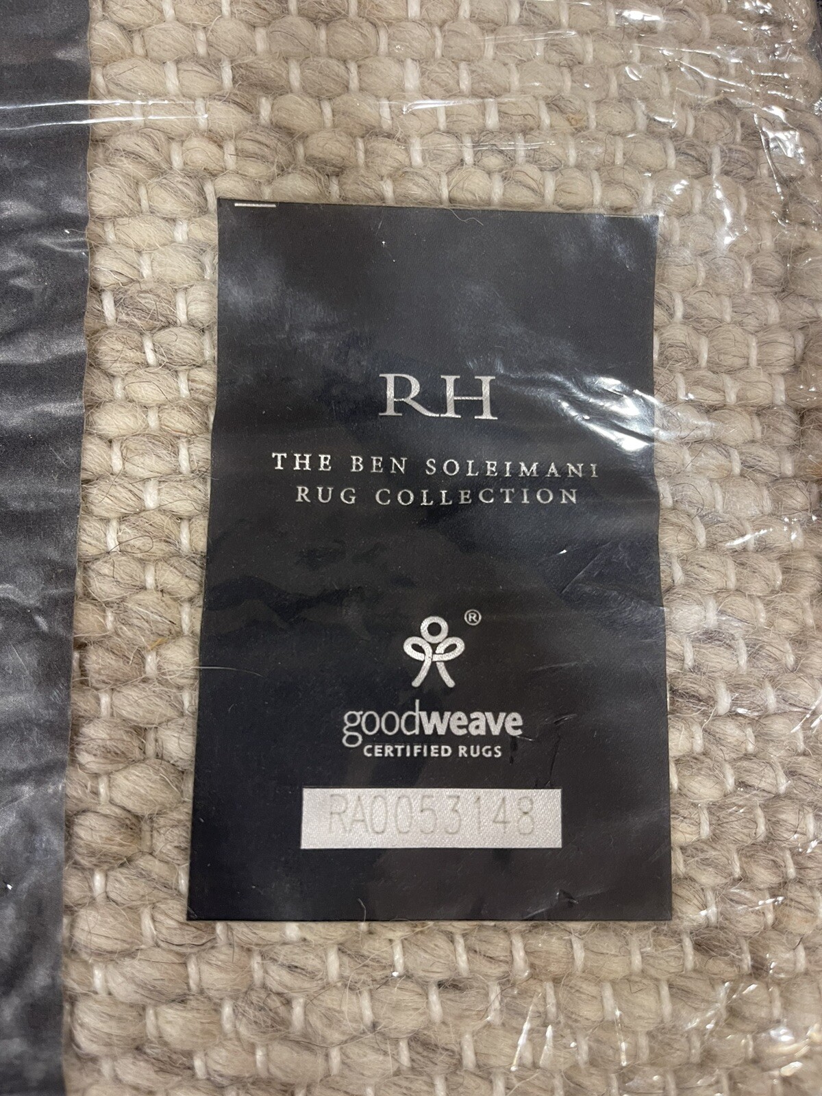 Restoration Hardware The Ben Soleimani Rug Collection Perle Rug Oatmeal