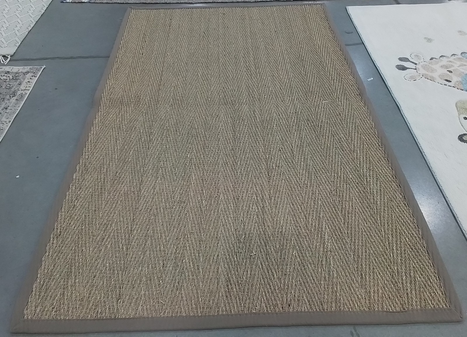 NATURAL / GREY 5′-0″ x 8′-0″ Flaw in Rug, Reduced Price 1172805273 NF115P-5