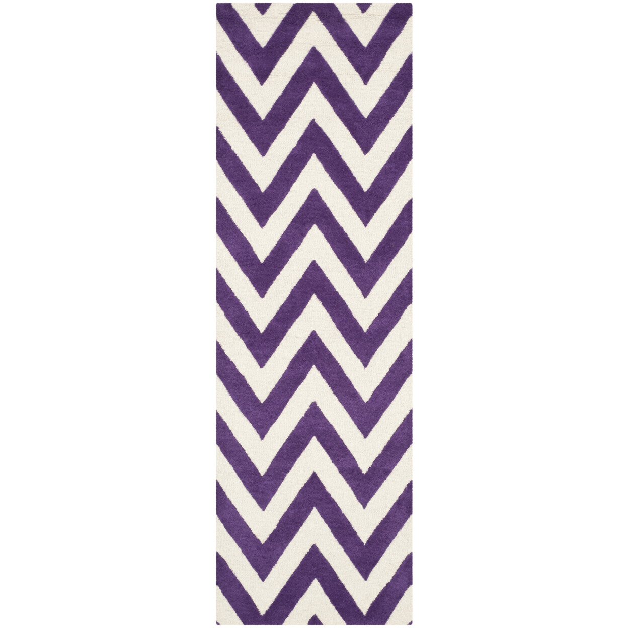 SAFAVIEH Cambridge CAM139K Handmade Purple /Ivory Rug