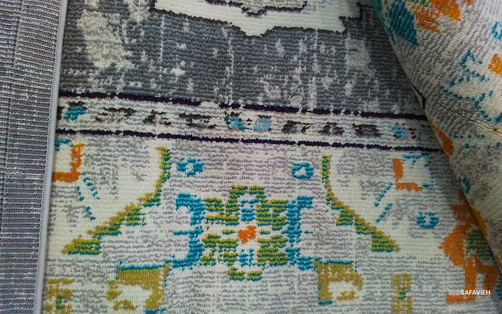 GREY / LIGHT BLUE 9′-0″ x 12′-0″ Cut on Rug, Reduced Price 1172793307 MNC243G-9