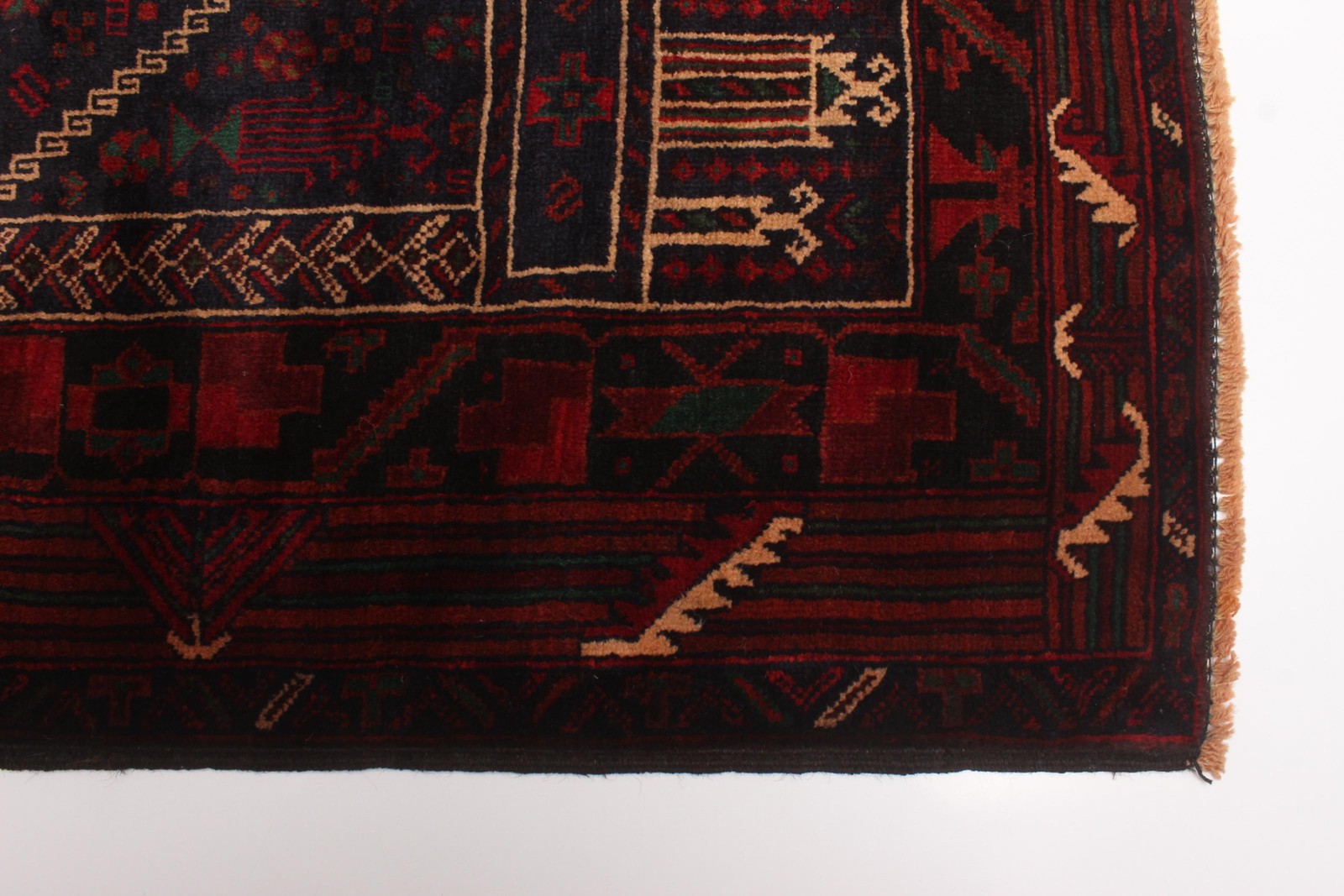 Traditional Vintage Hand-Knotted Area Rug 3’0″ x 5’7″ Oriental Wool Carpet