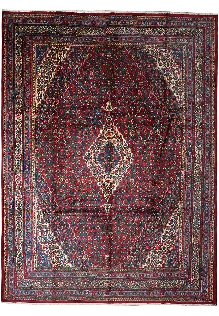 11.0 x 13.9 Perrsian Tribbal Kuristan Rug #F-4126