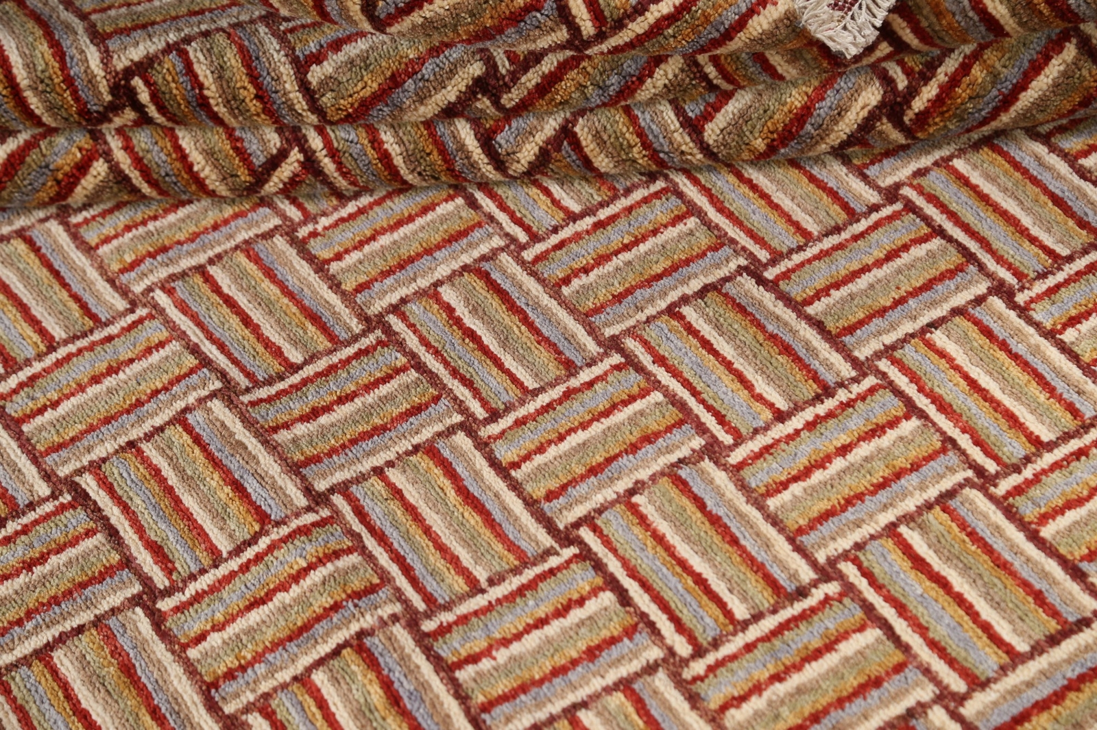 Stylish Gabbeh Kashkoli Wool Modern Rug – Enhance Your Home Decor 5×6 ft