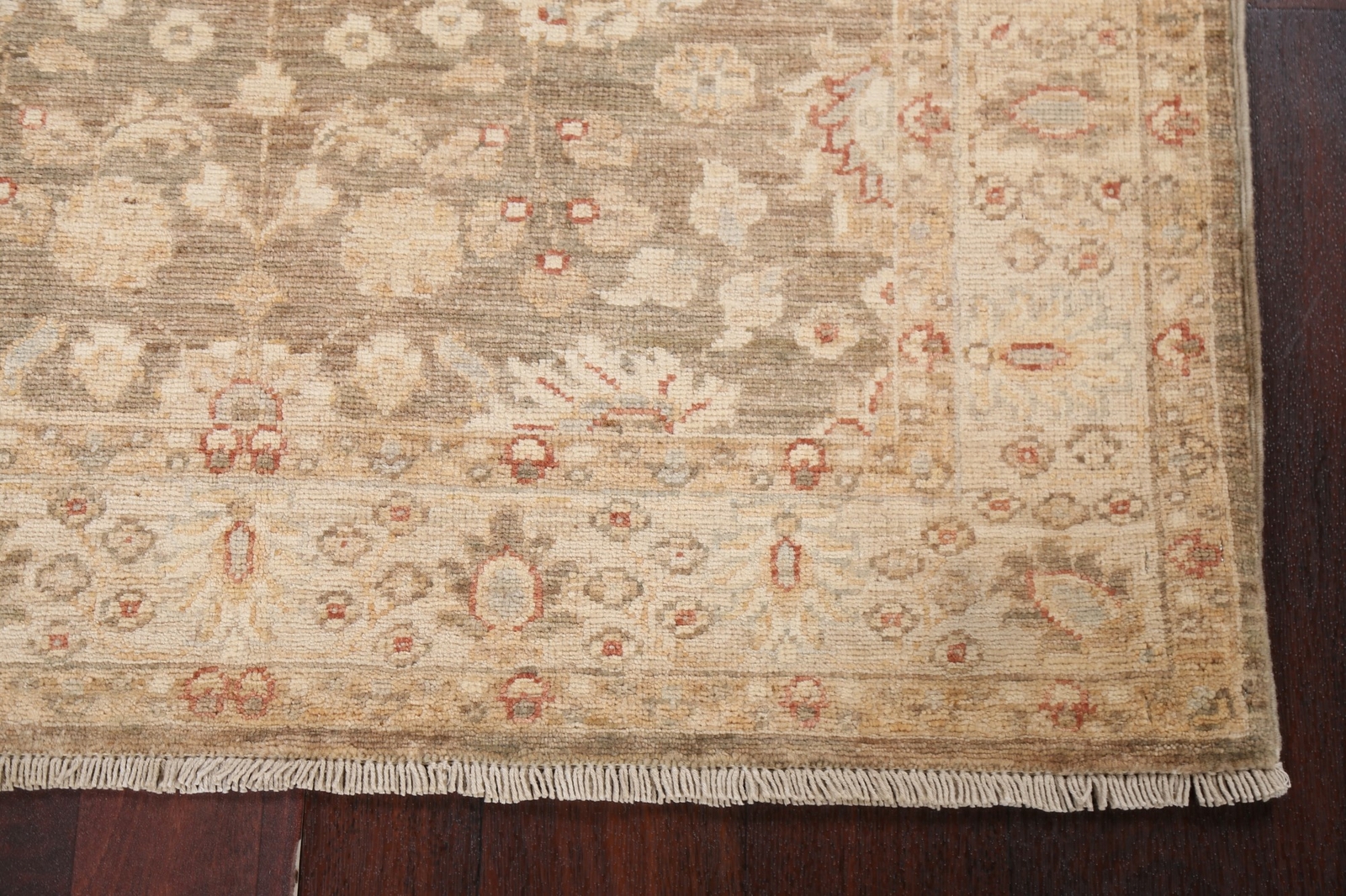 3’x5′ Floral Chobi-Peshawar Oriental Vegetable Dye Area Rug Hand-knotted Carpet