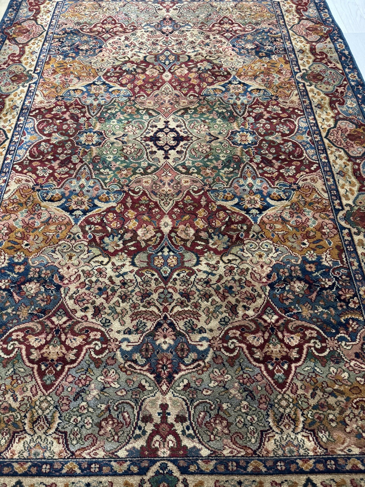 Karastan Samovar Collection Kirman Panel(903) 5’9×9′ 100% Wool area rug ::NEW::