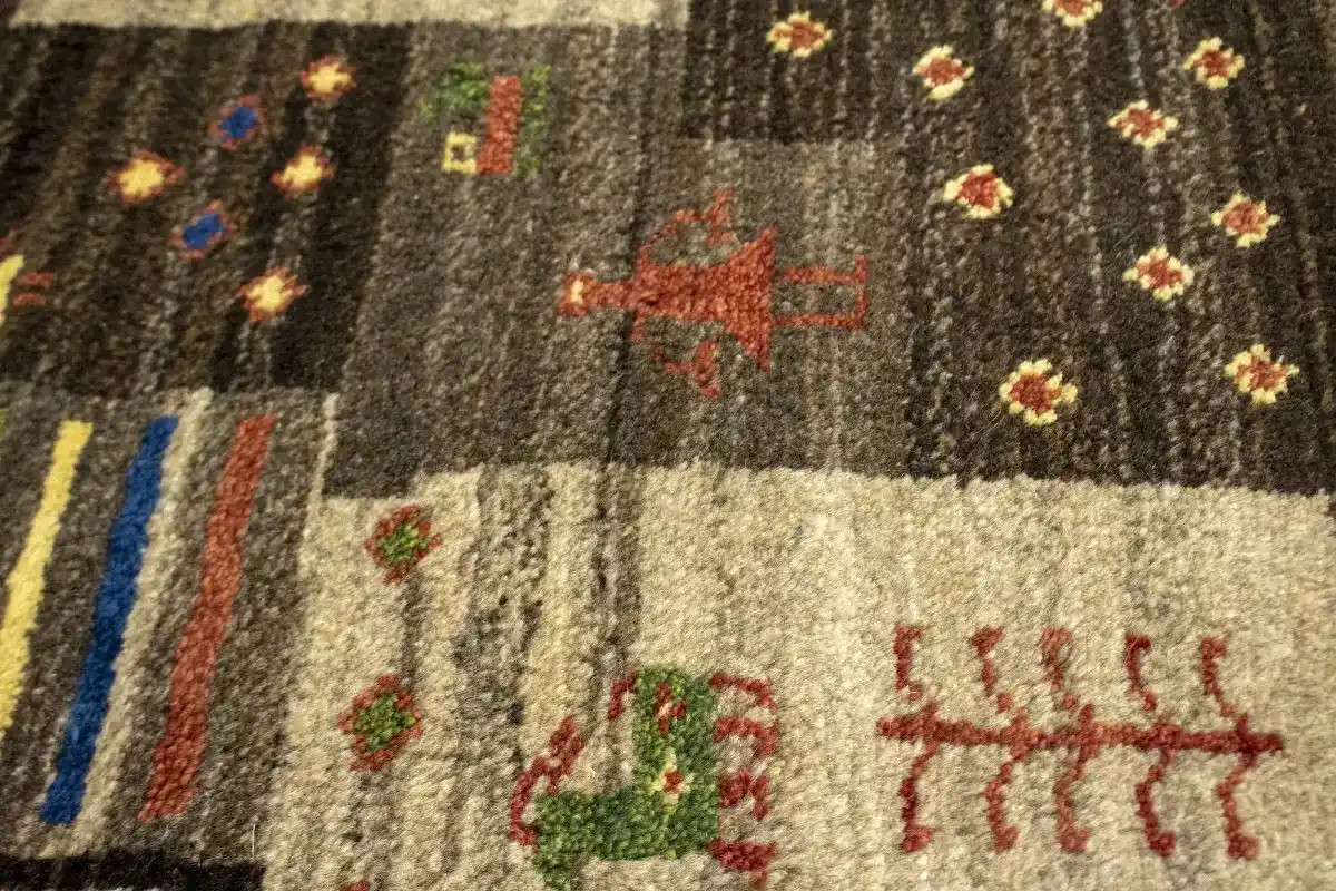 Handmade Contemporary Tribal Plush Gabbeh Rug Oriental Area Carpet 5’2X6’5 ft