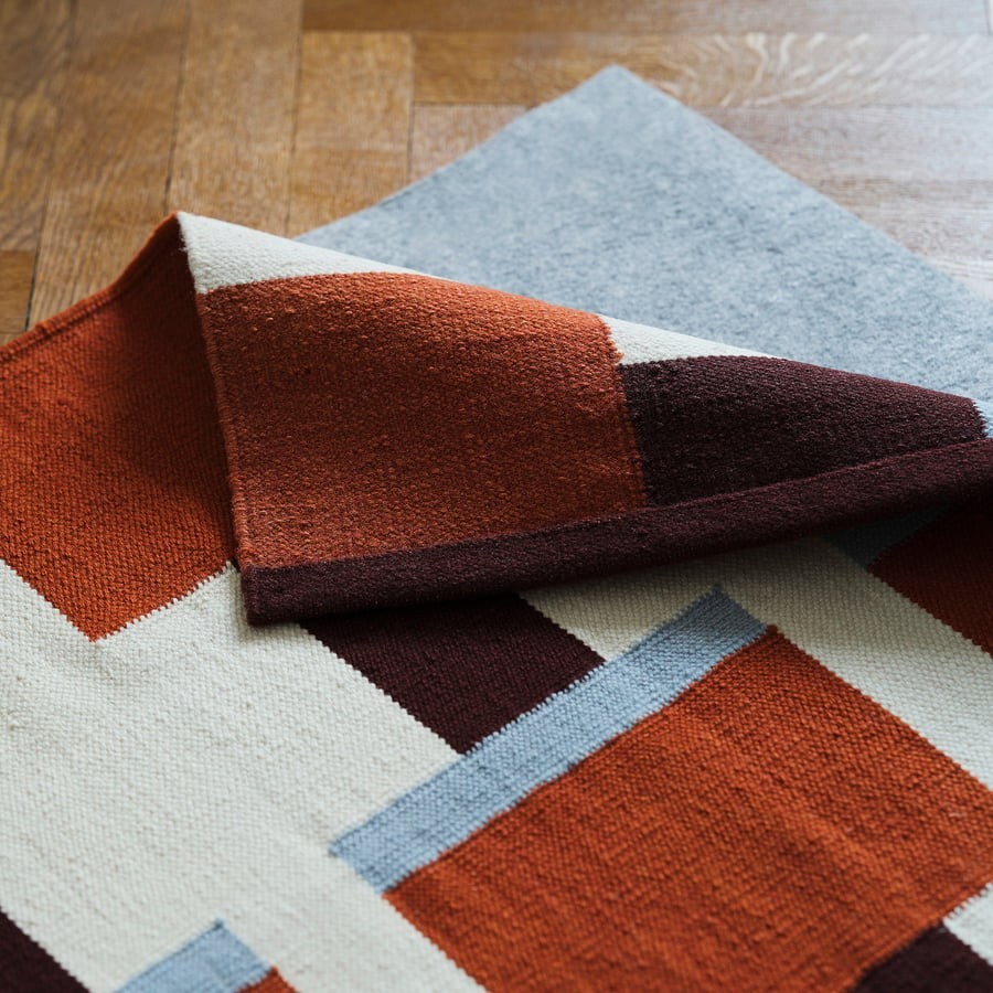IKEA STOCKHOLM 2025 Flat Weave Rug Scandinavian Swedish Kilim Rug 7’10″×11’6″ Ft