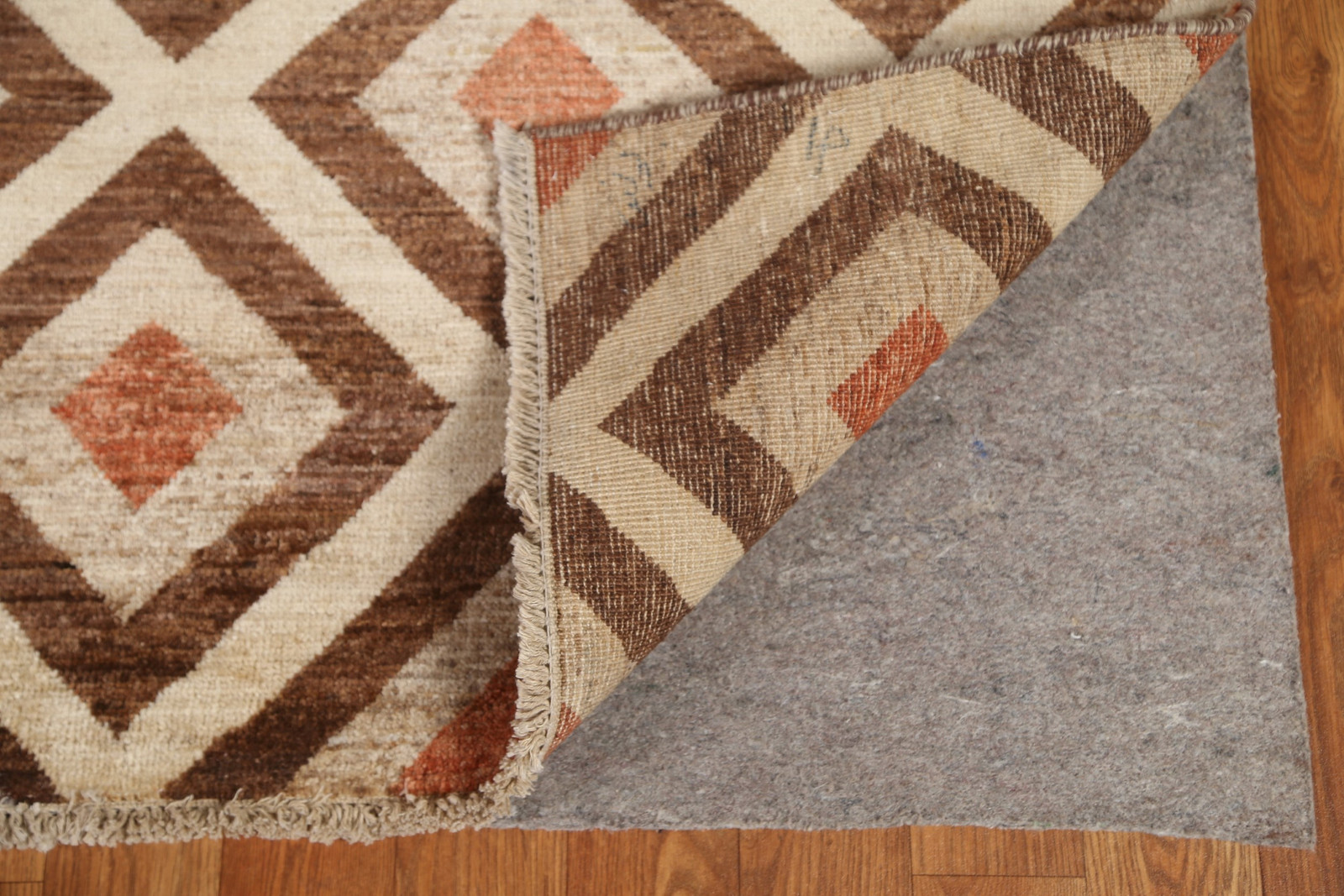 Trellis Geometric Pattern Area Rug 8×10 ft Hand-knotted Wool Modern Style Carpet