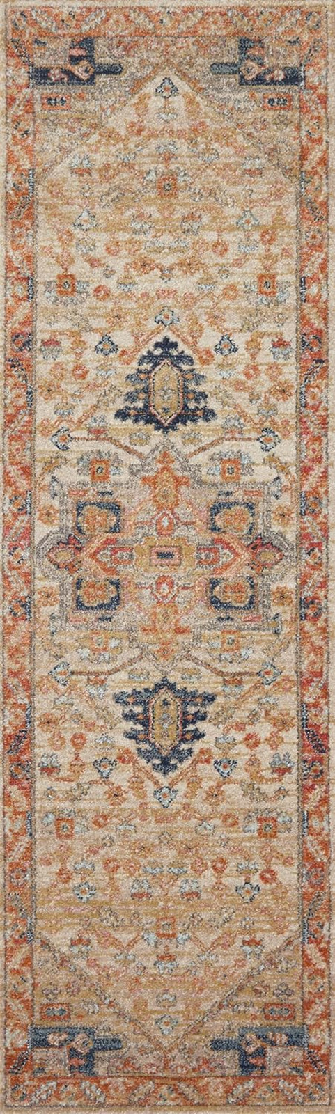 Jocelyn Collection JOC-01 Sand/Multi 7′-10″ X 10′ .38″ Thick Area Rug