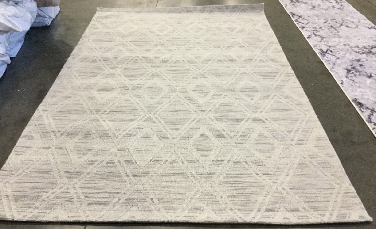 LIGHT BROWN / IVORY 5′ X 8′ Stained Rug, Reduced Price 1172656621 MRB312C-5