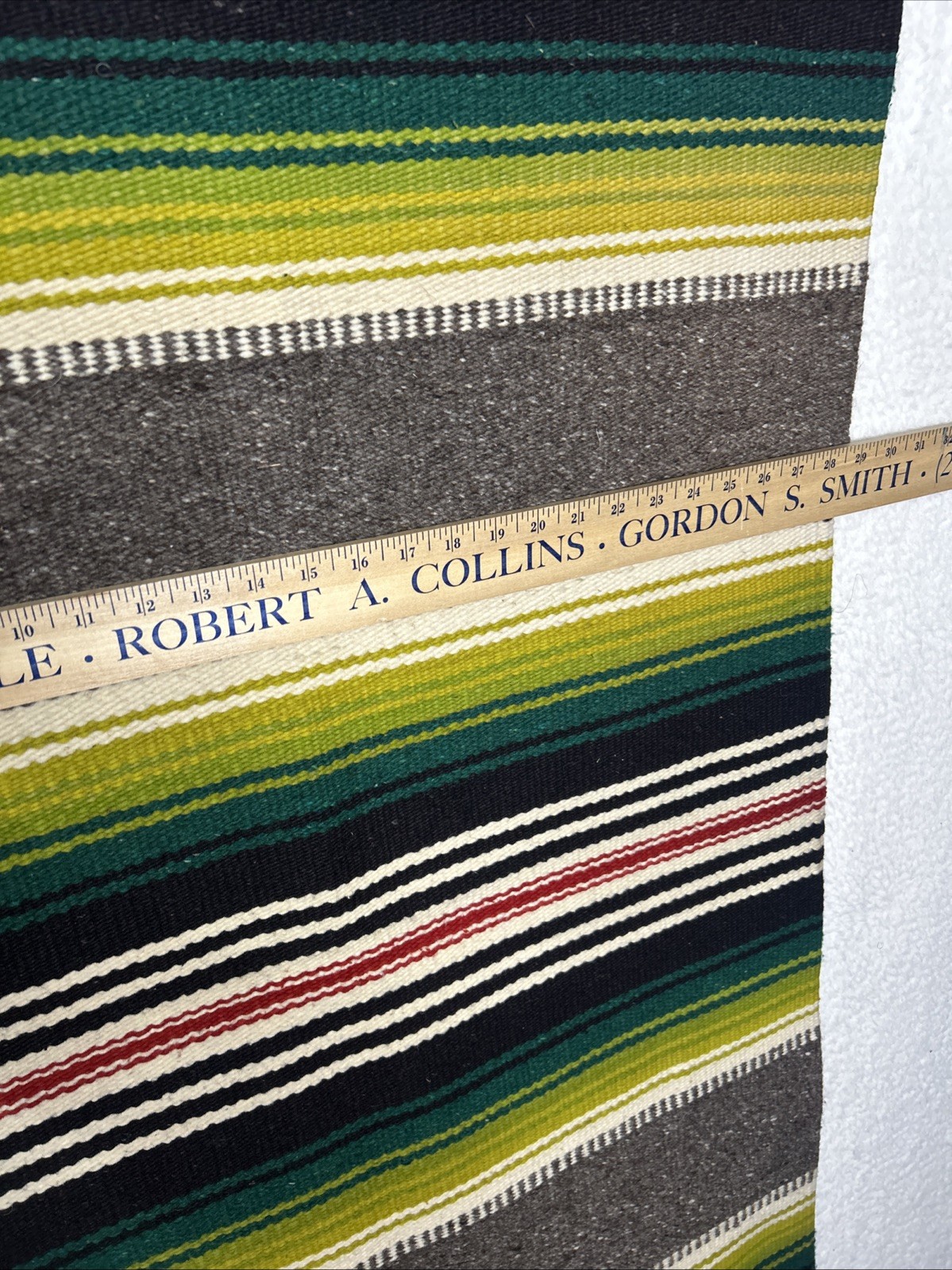 Southwest Design Acrylic Rug Beige Black Brown Blue Green Gold Gray NEW 29” X 60