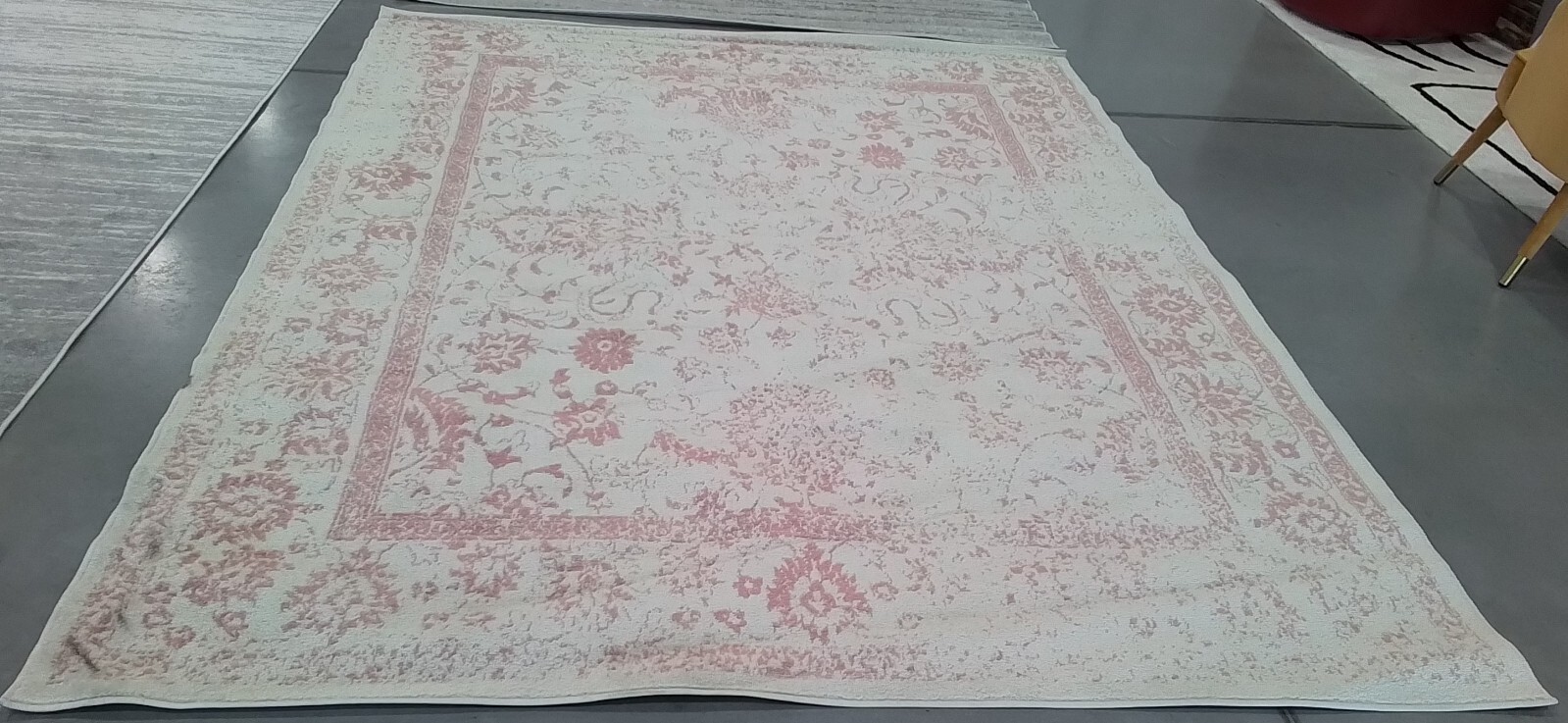 IVORY / ROSE 8′-0″ x 10′-0″ Stained Rug, Reduced Price 1172761294 ADR109H-8