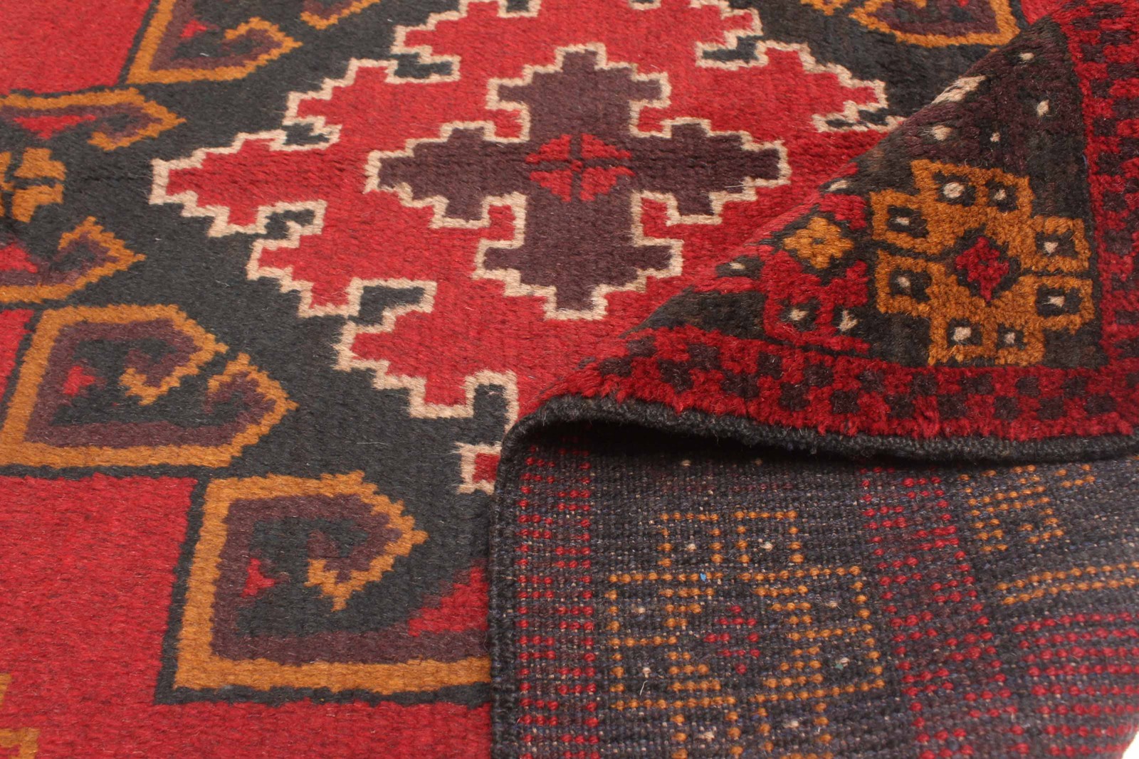 Vintage Hand-Knotted Area Rug 3’5″ x 6’9″ Traditional Oriental Wool Carpet