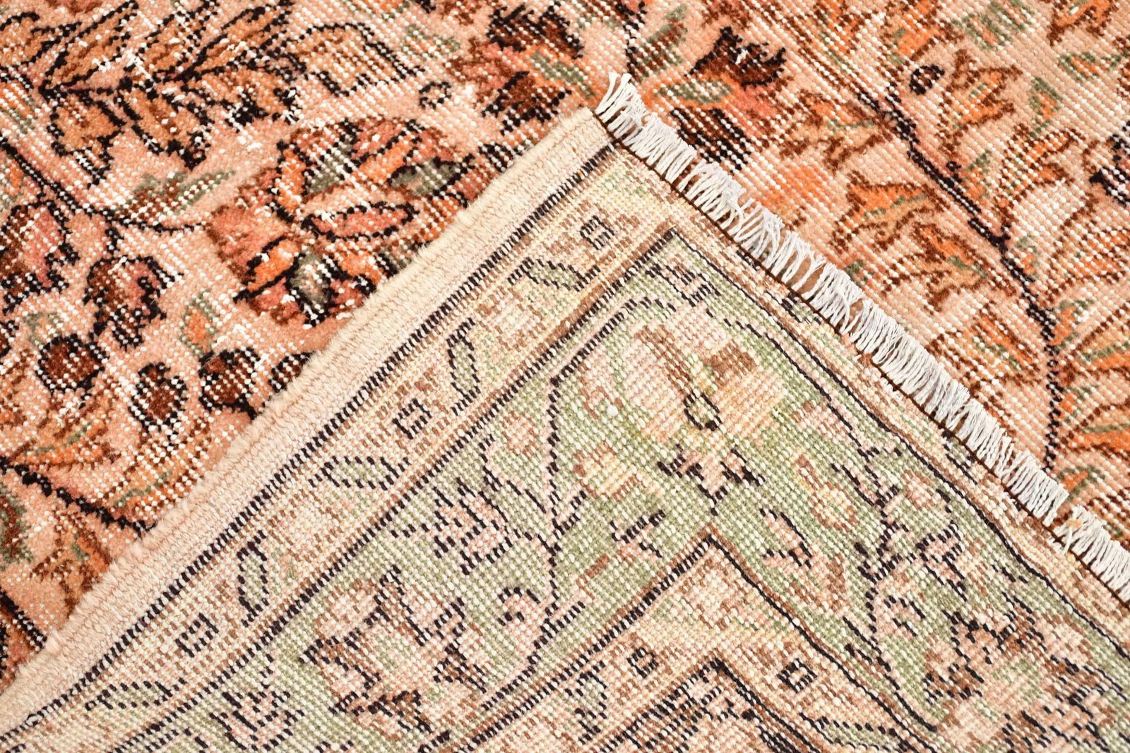 Vintage Turkish Rug, 5,6×9,1 ft Rug, Brown Large Oriental Rug