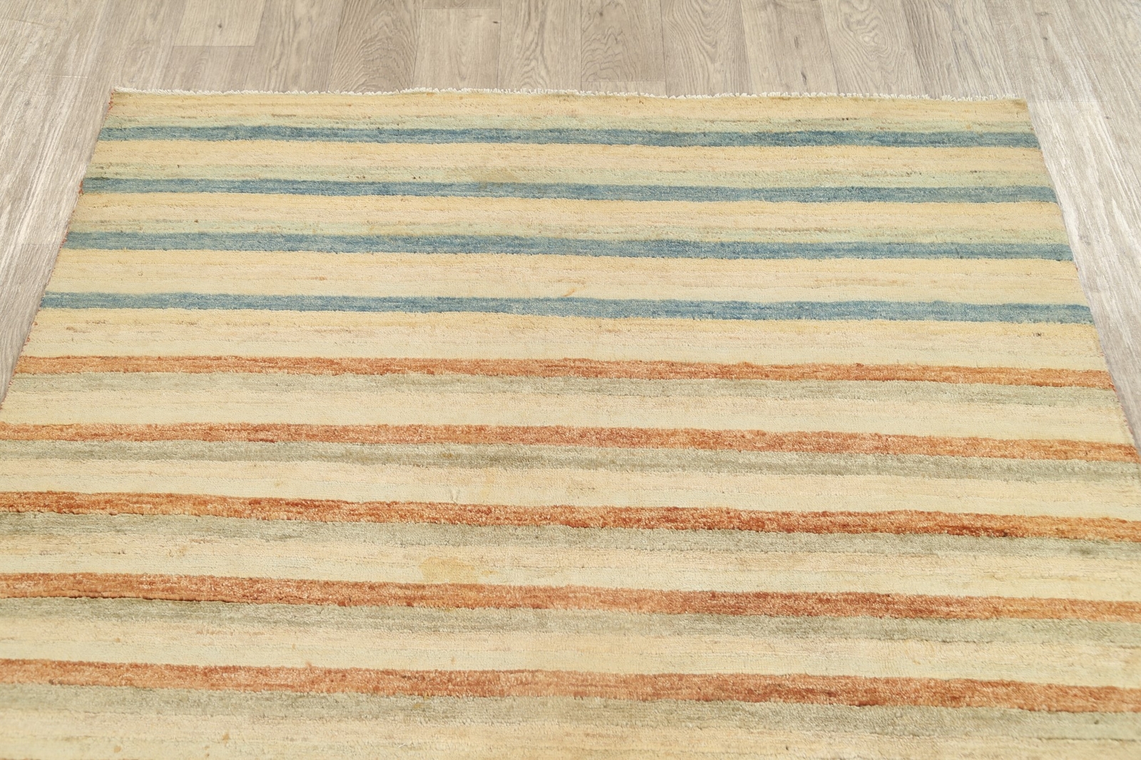 Modern Gabbeh Kashkoli Accent Rug Hand-made Carpet 5×6 ft