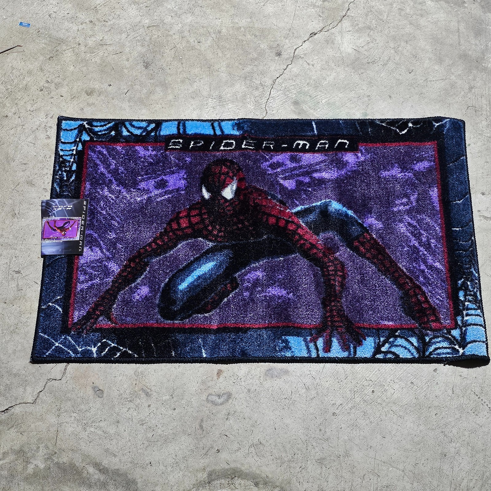 2002 Spider-Man Movie Marvel Area Rug 22×36″ Mohawk Home NEW