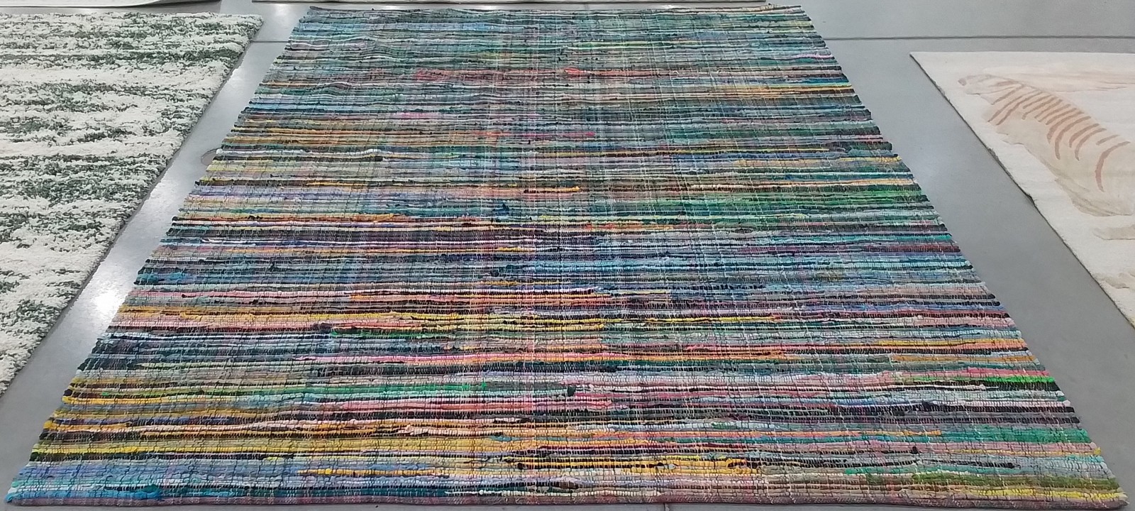 GREEN / MULTI 8′-0″ x 10′-0″ Flaw in Rug, Reduced Price 1172804920 RAR240E-8