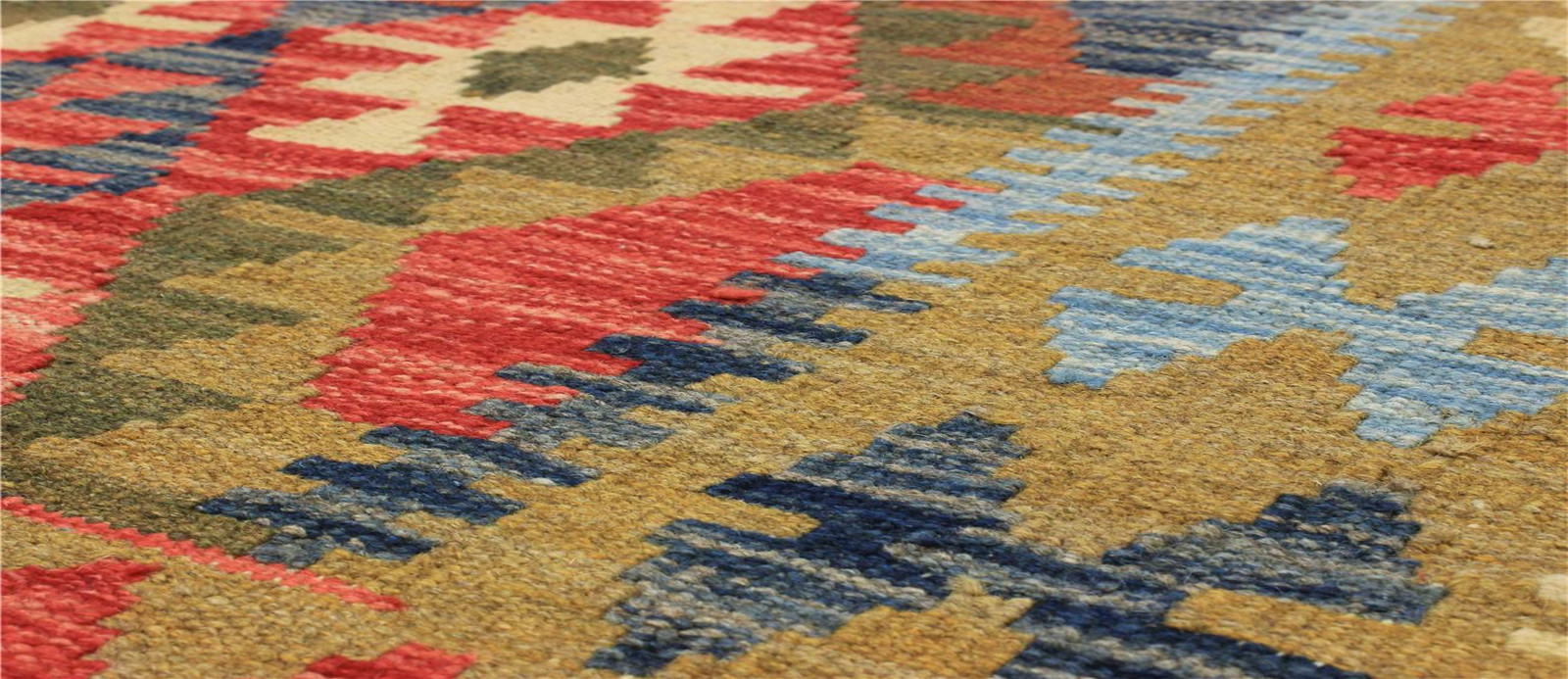 Vintage Hand Woven Area Rug 3’3″ x 4’8″ Traditional Wool Oriental Carpet