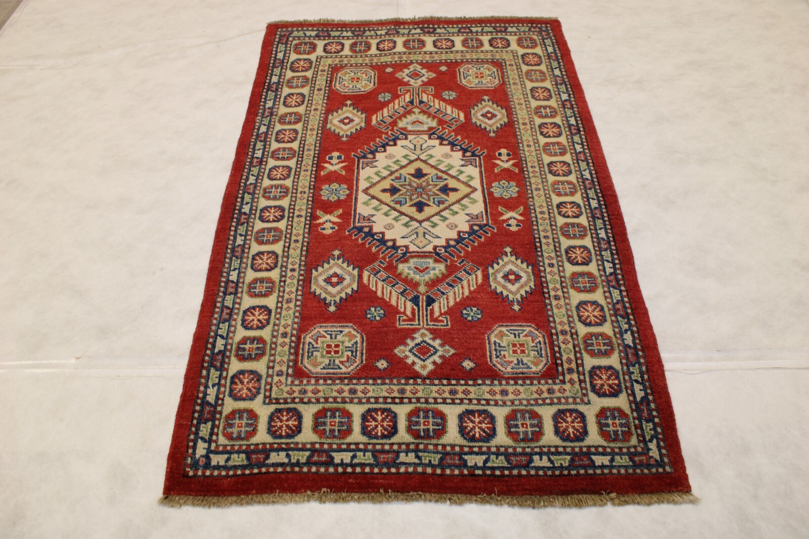 3’2″ x 5’0″ ft. Afghan Tribal Vegetable Dye Wool Hand Knotted Oriental Rug