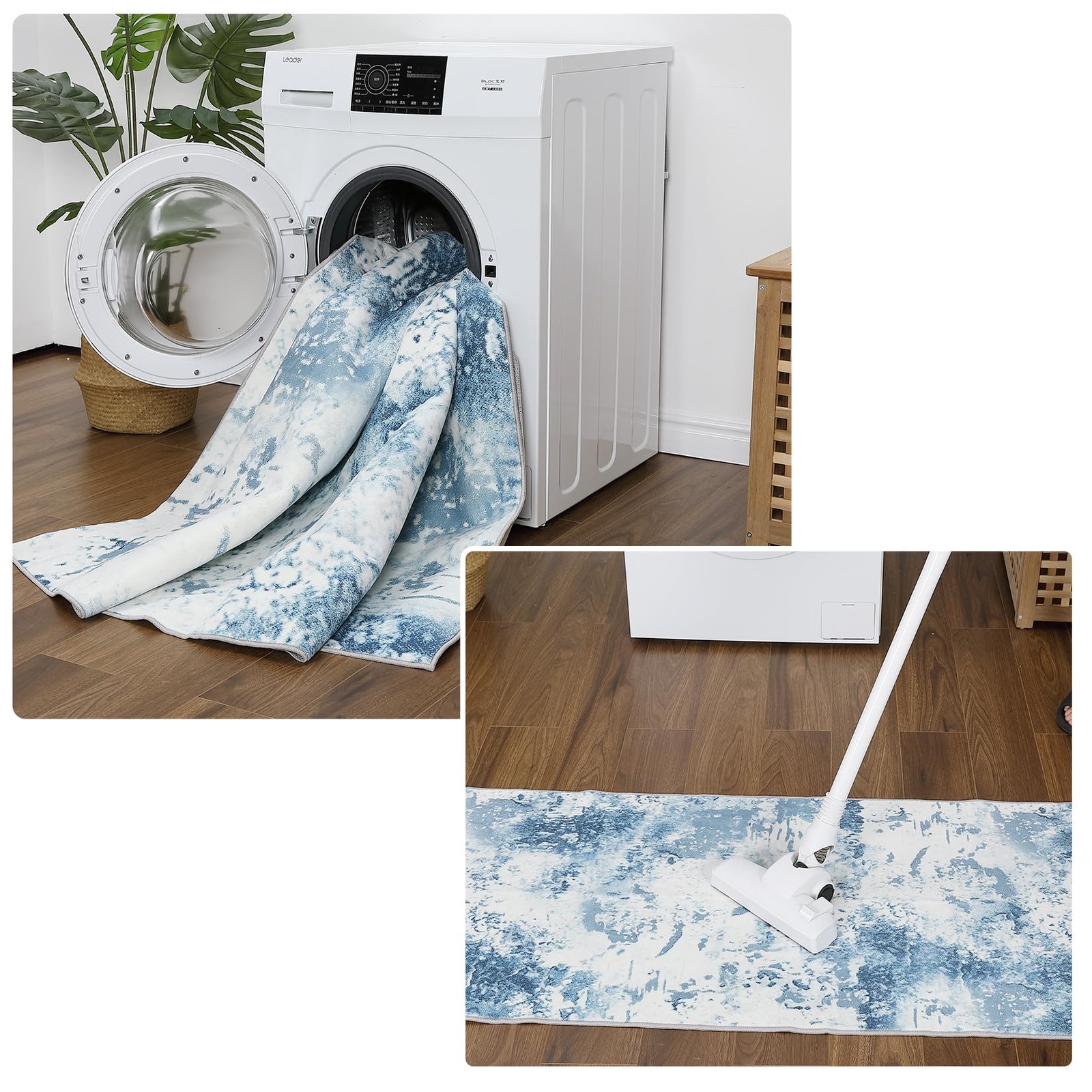 Gaomon Washable Soft Area Rug 5X7 Modern Abstract Design Rugs Stain Resistant