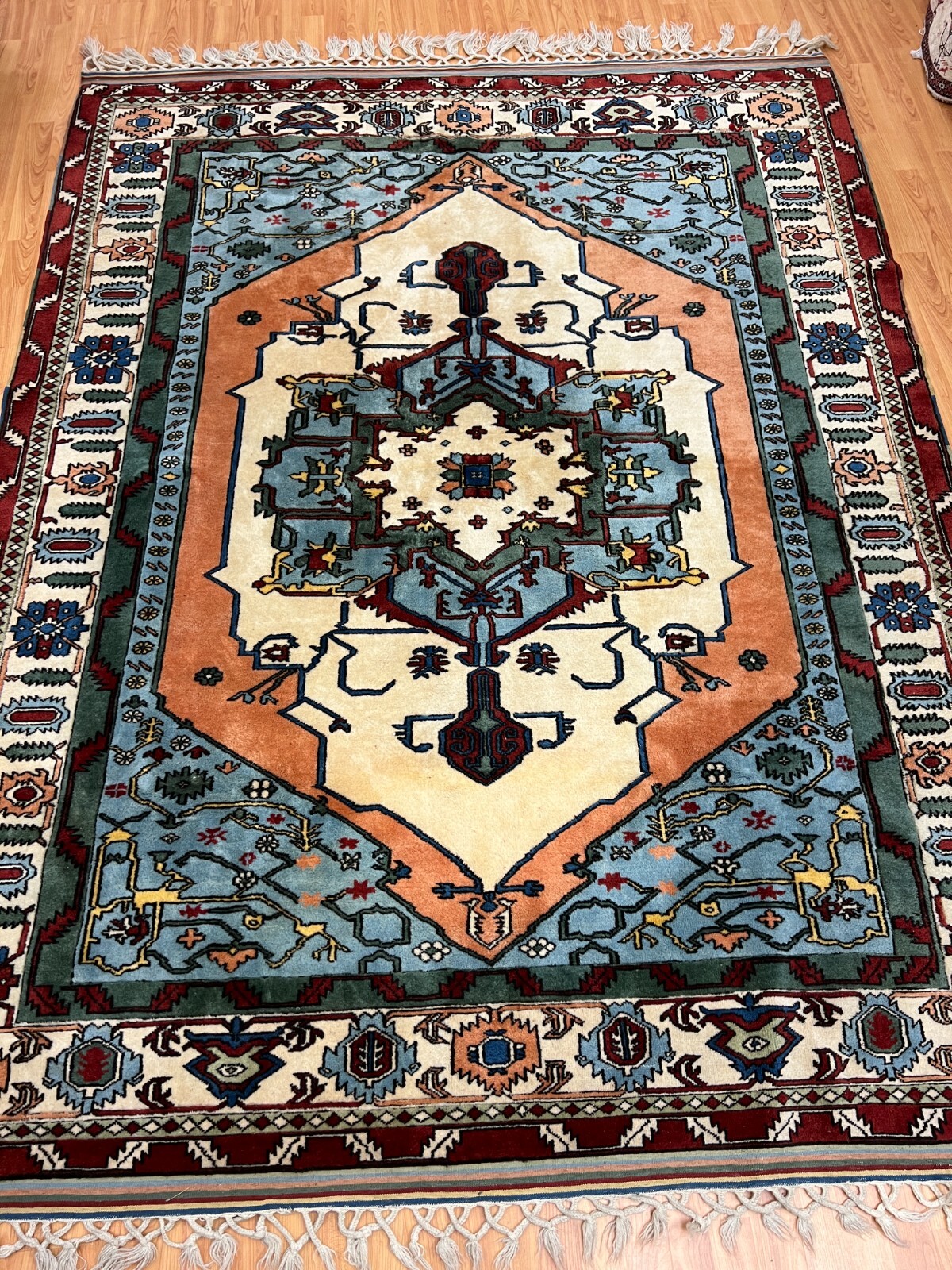 6’5″ x 8’5″ Turkish Kazak Oriental Rug – Full Pile – Hand Made – 100% Wool