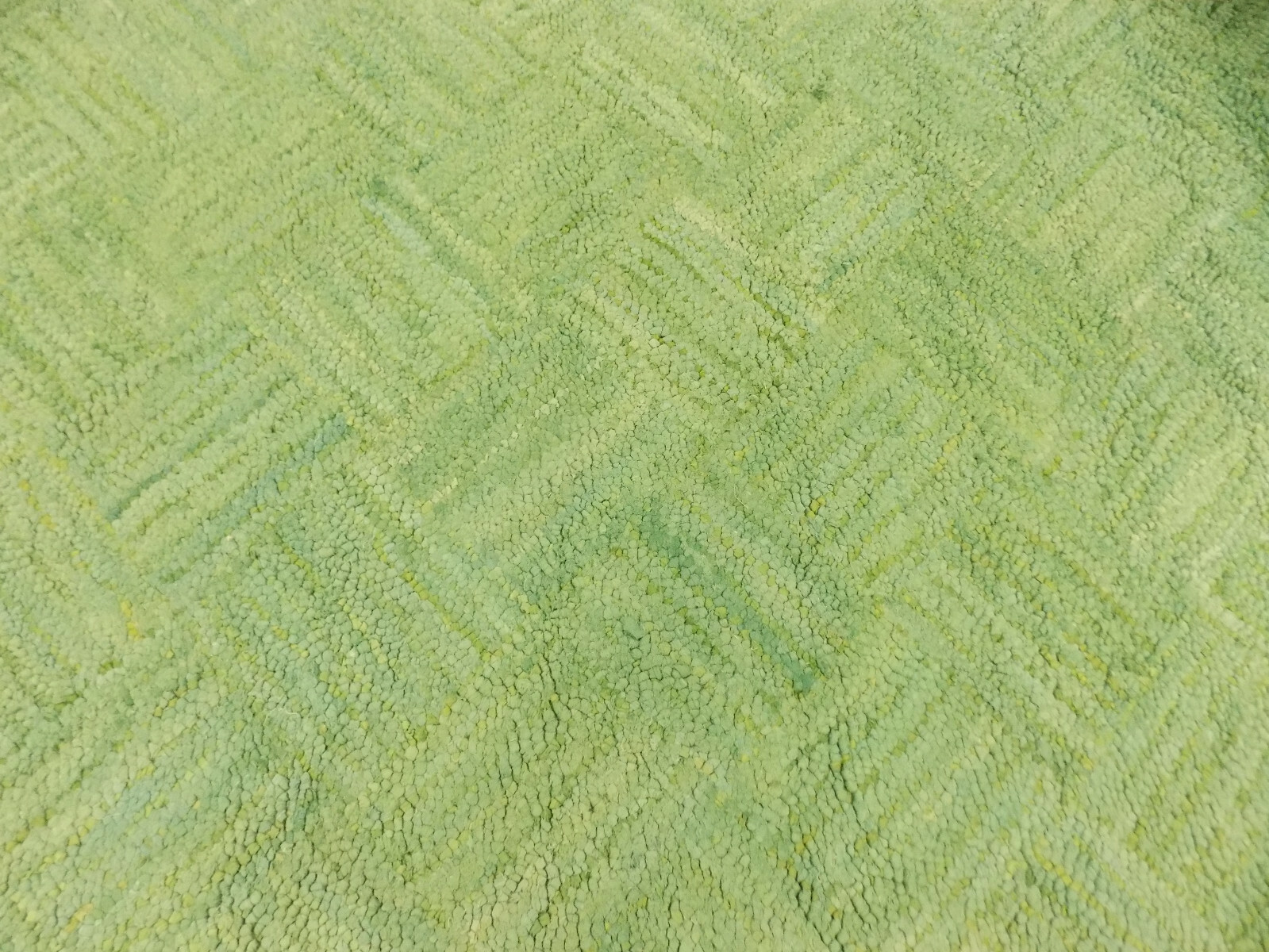 GREEN / MULTI 4′ X 6′ Stained Rug Reduced Price 1172594704 NAN316A-4