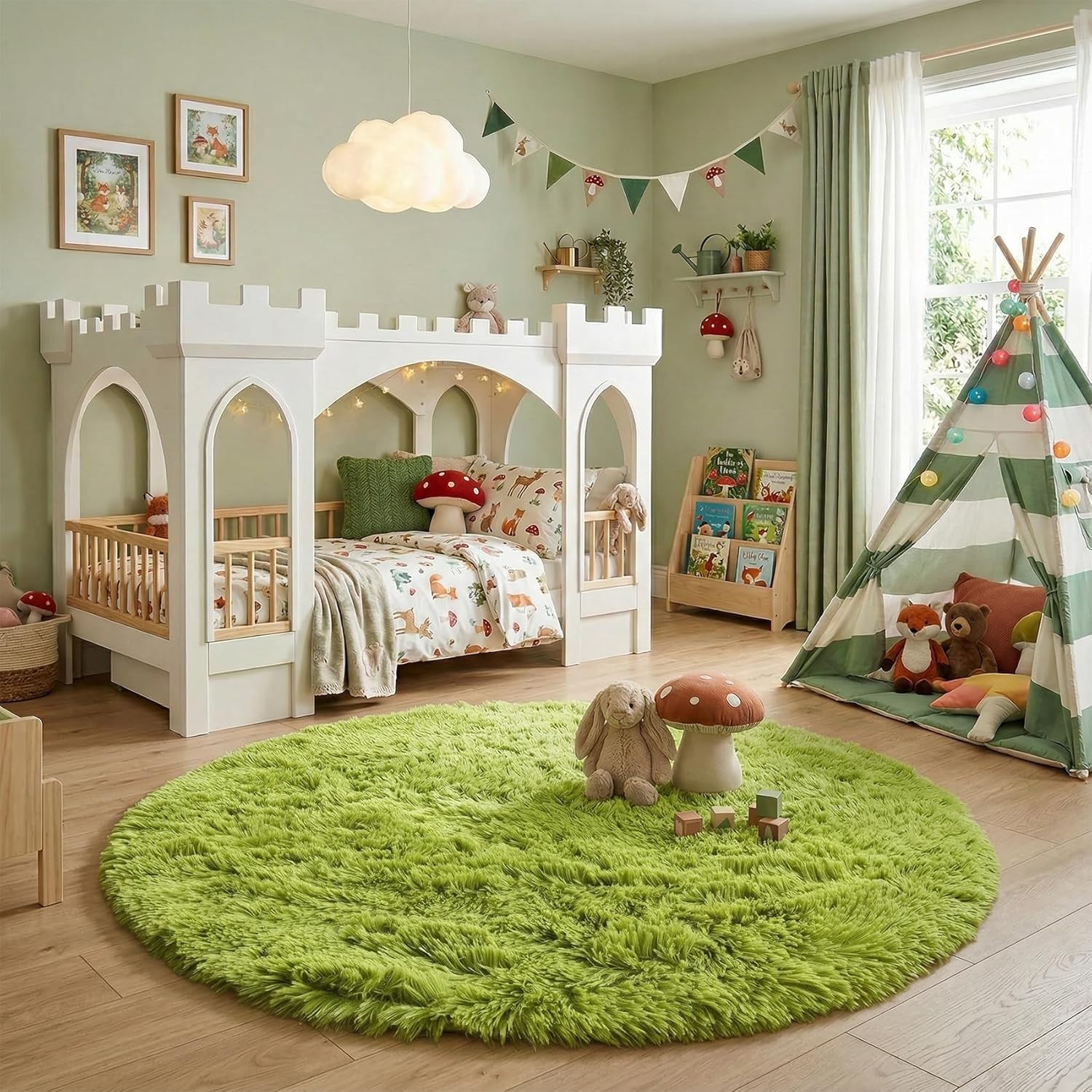 Stylish Round Rug for Indoor Spaces, Great for Housewarming & Special Occasions