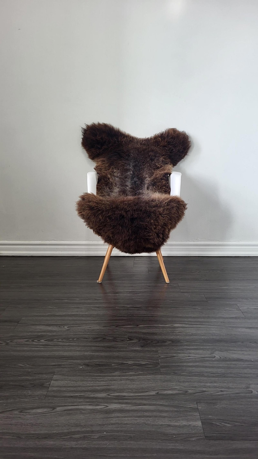 Sheepskin rug,Sheepskin soft Dense wool rare color 100% natural #B736