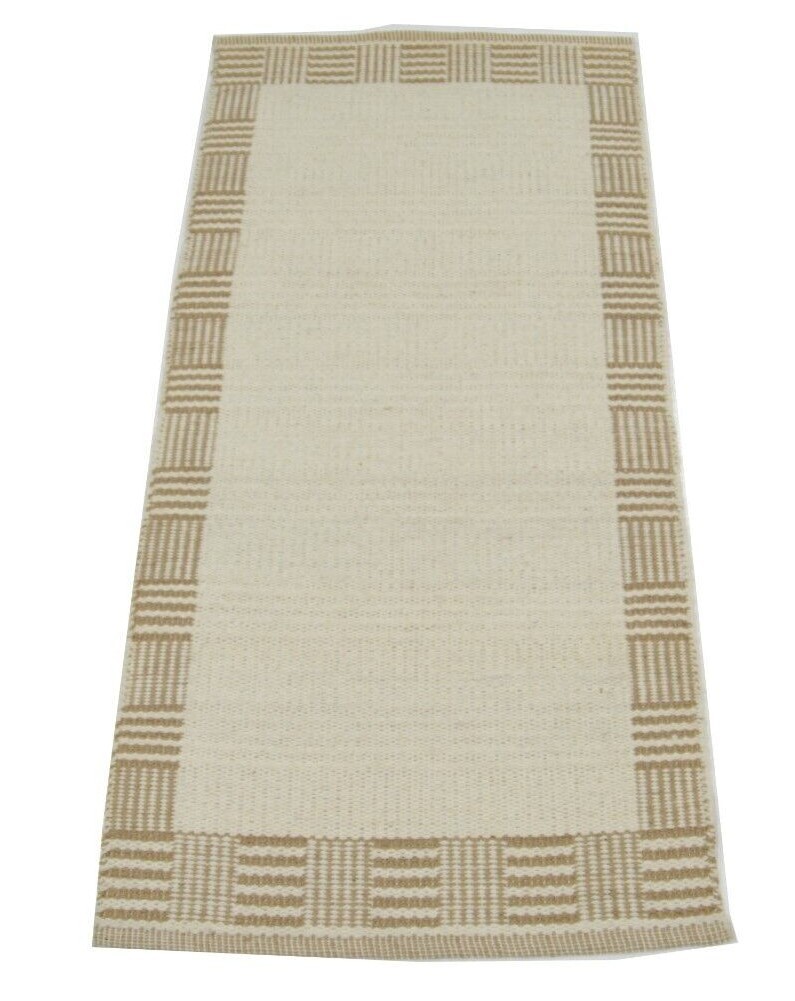 Modern Handwoven Carpet Natural Kelim from Wool Various Sizes