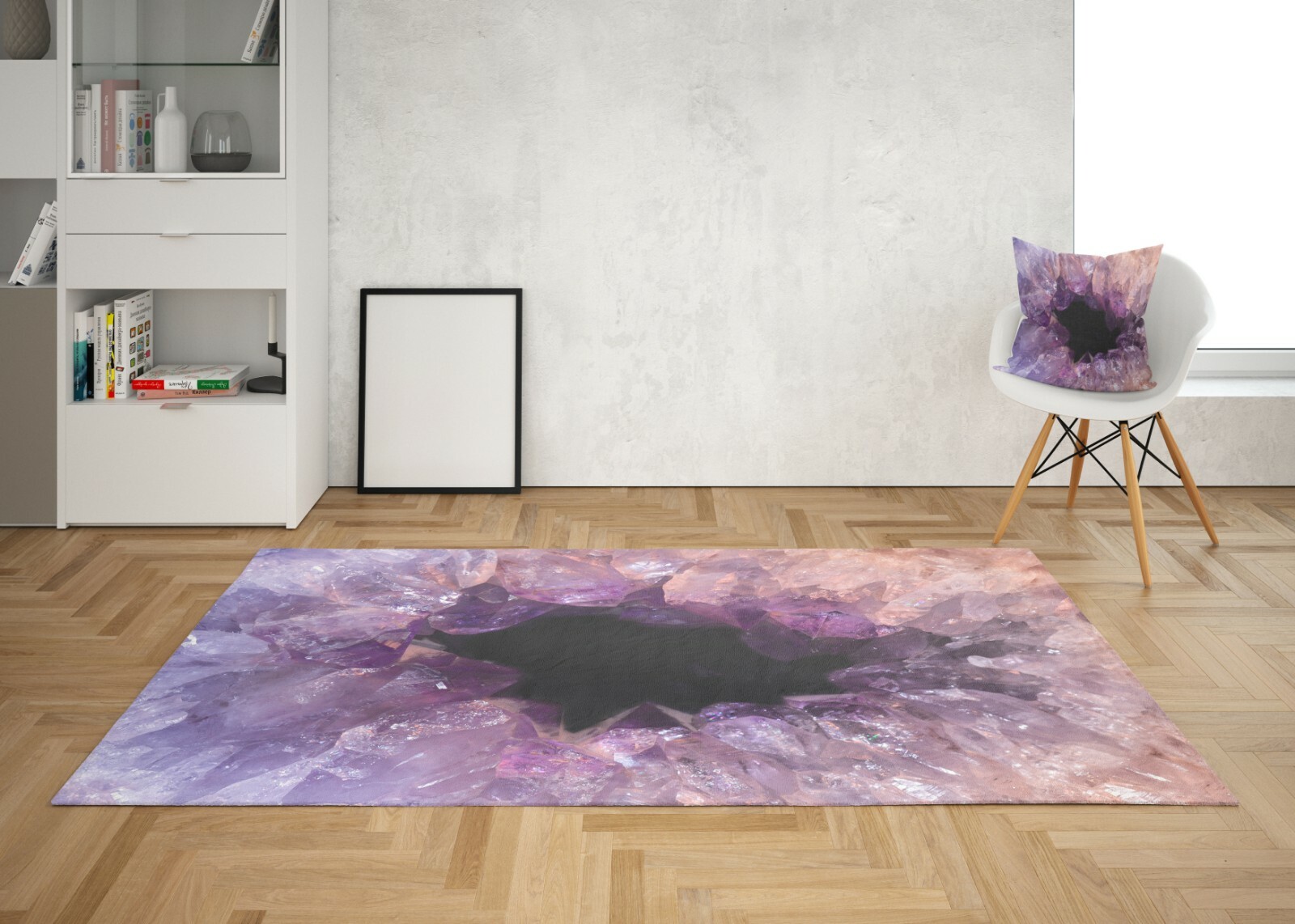 Amethyst Area Rug purple Rug spiritual Rug purple Floor Rug Mat amethyst rug
