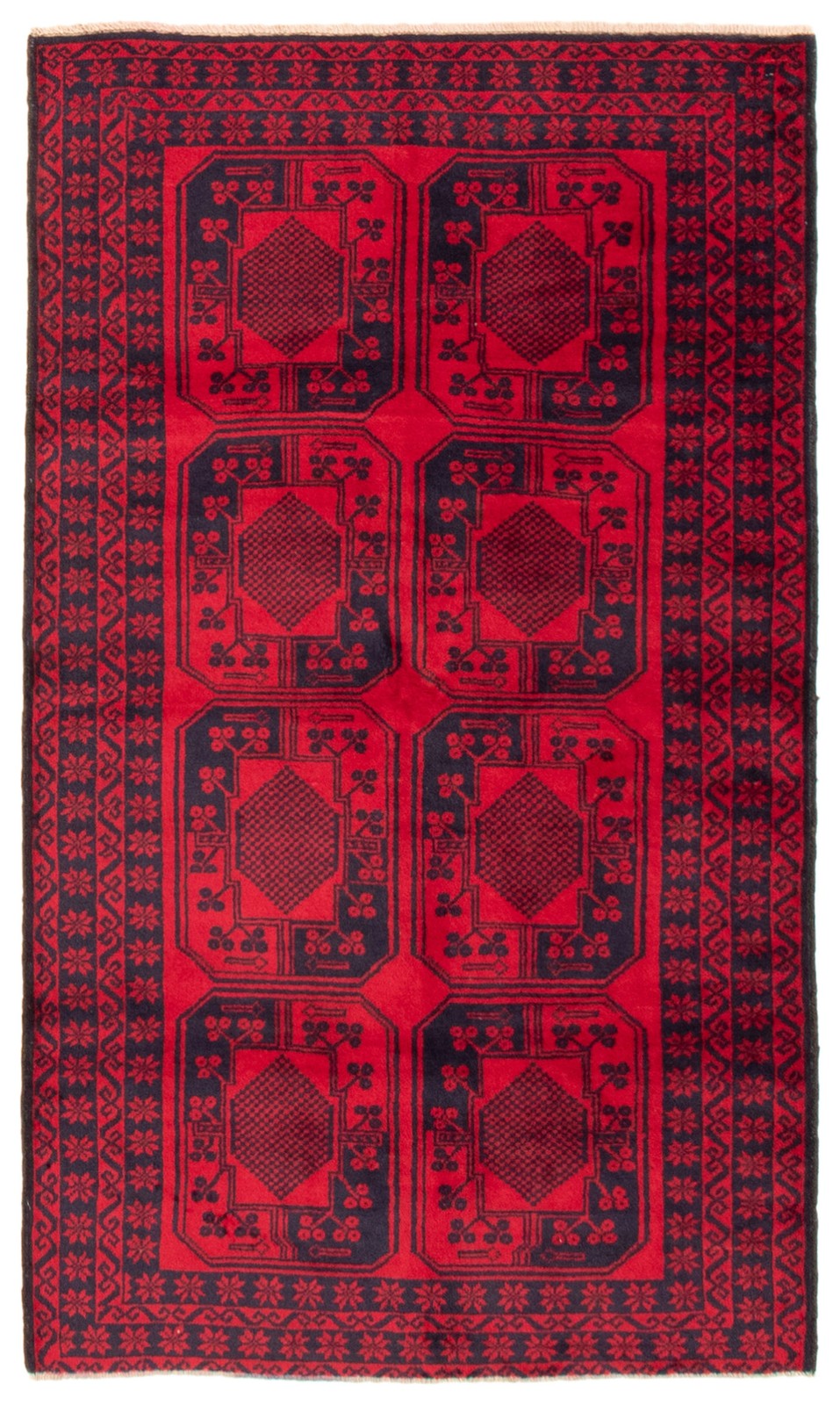 Traditional Vintage Hand-Knotted Oriental Carpet 3’7″ x 6’0″ Wool Area Rug