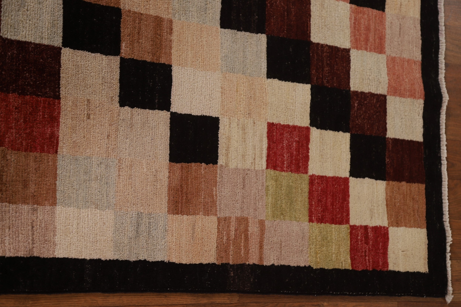 Modern Gabbeh Kashkoli Accent Rug Hand-made Wool Carpet 5×6 ft