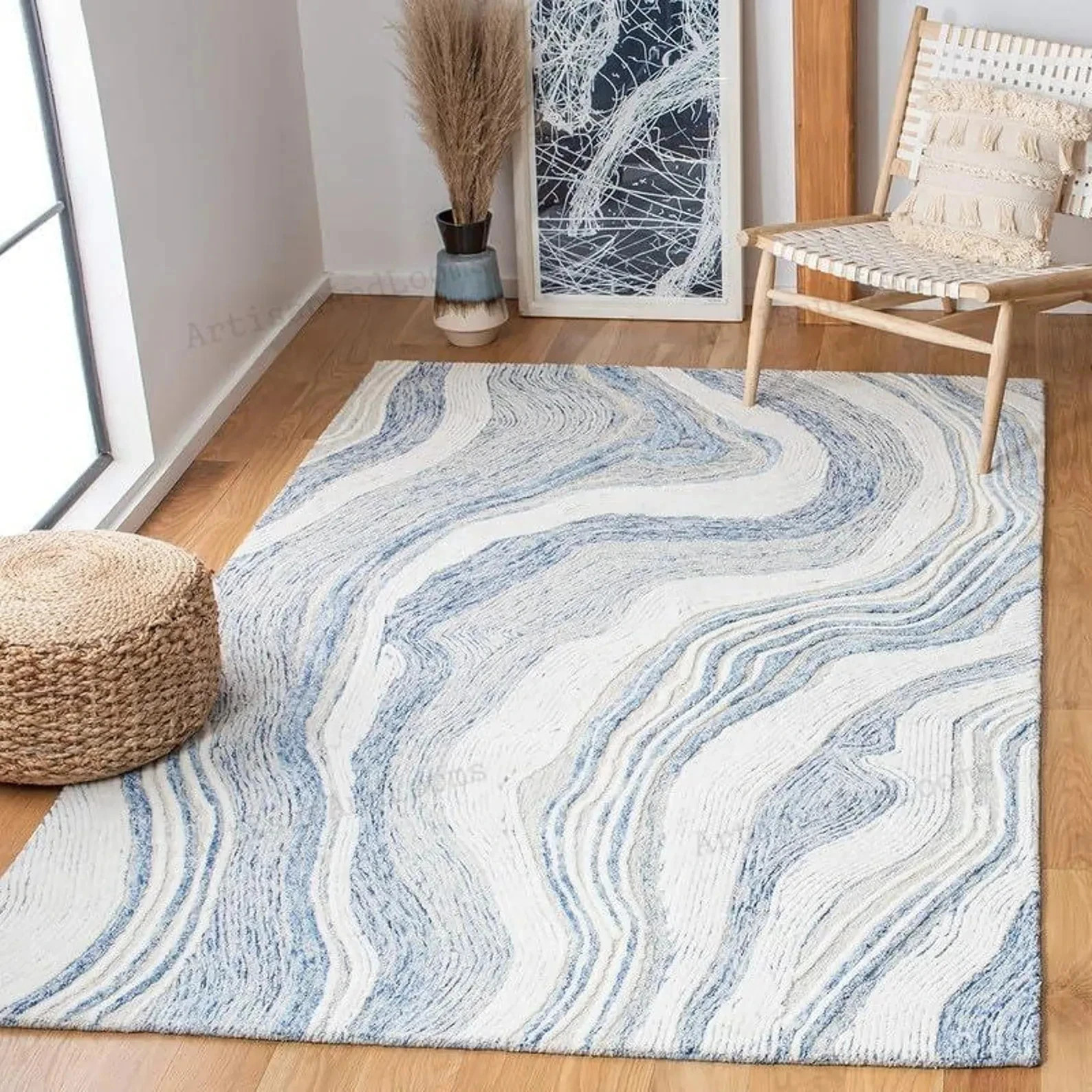 Hand Tufted Carpet for Living Room or Bedroom