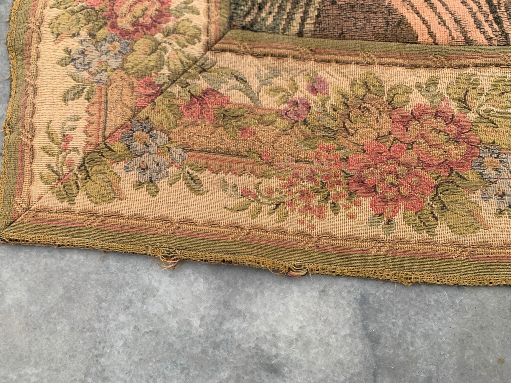 Vintage Tapestry, French Tapestry Pictorial Romantic Tapestry Home Decor 4×5 ft