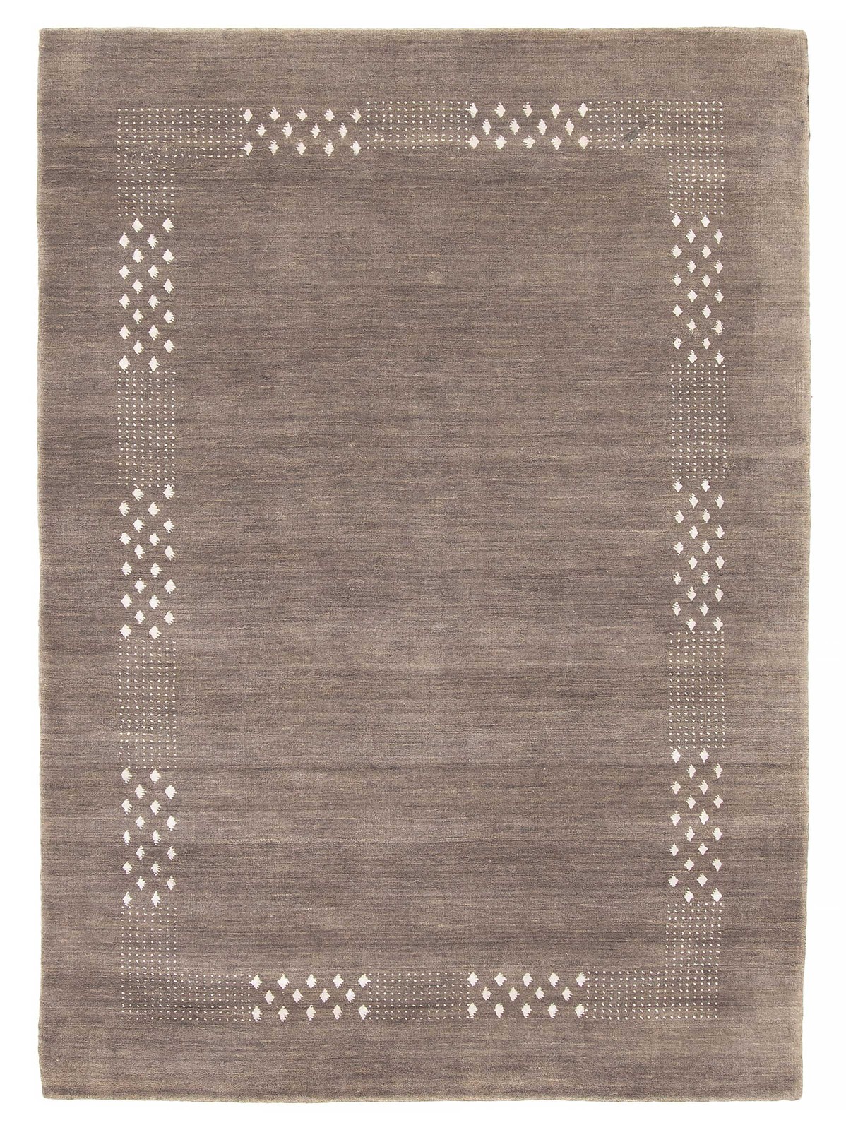 Traditional Grey Hand loomed Oriental Carpet 4’8″ x 6’6″ Area Rug