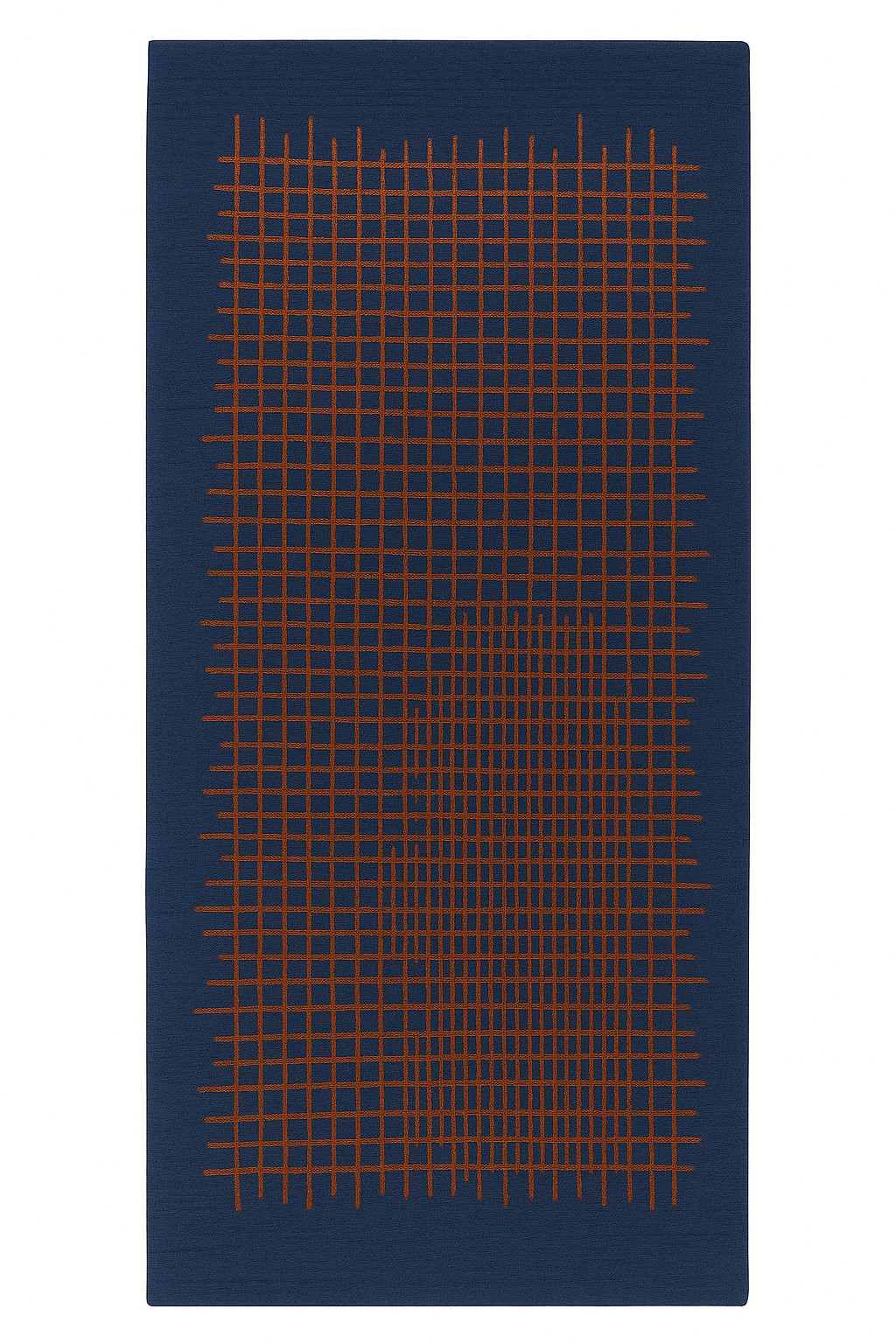 Abstract Geometric Wool Rug 6×9 – Handmade Neutral Carpet for Bedroom & Dining
