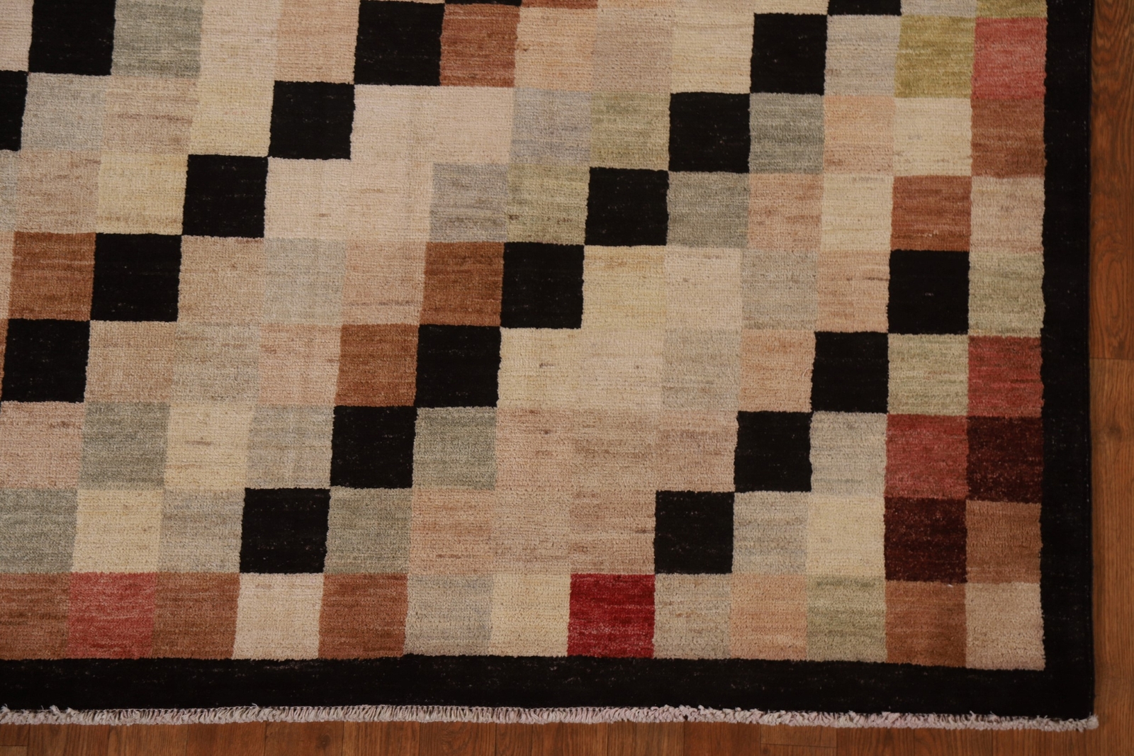 Modern Gabbeh Kashkoli Accent Rug Hand-made Wool Carpet 5×6 ft