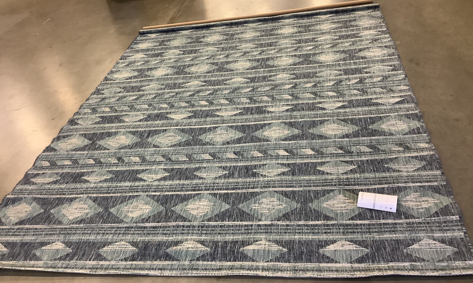 NAVY / AQUA 8′-0″ x 10′-0″ Flaw in Rug Reduced Price 1172676010 CY8529-39421-810