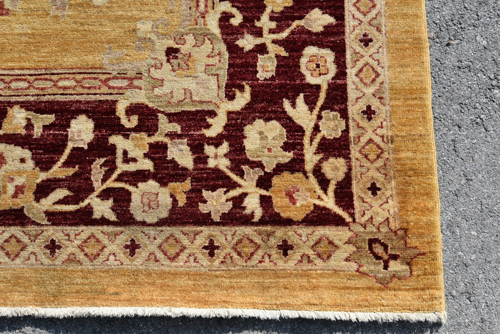 Turkish Rug Oversize Rug 7,8×9,7 ft, Vintage Beige Oriental Wool Rug