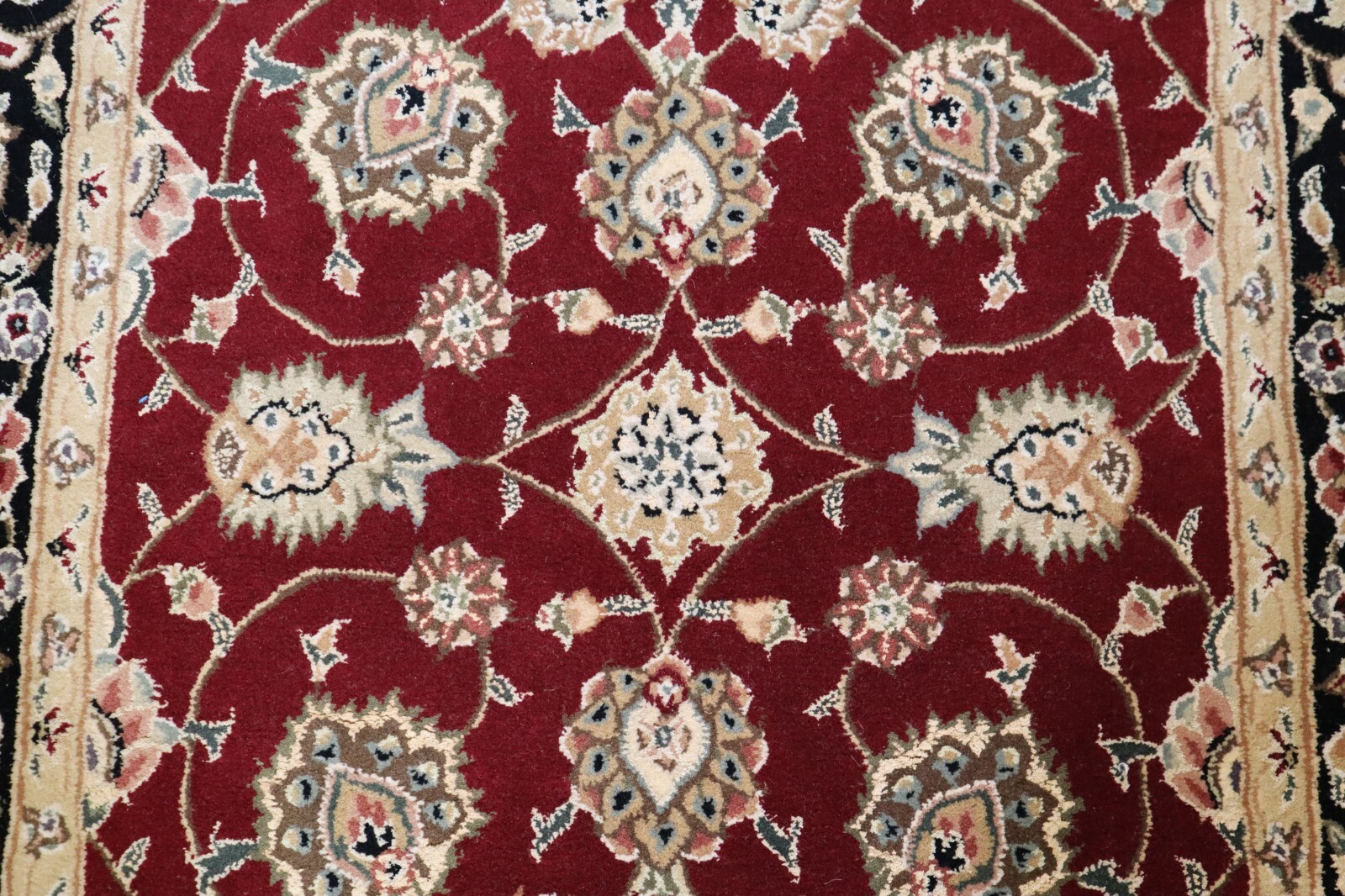 3’0″ x 5’0″ ft. Geometric Vegetable Dye Hand Knotted Wool Floral Area Rug