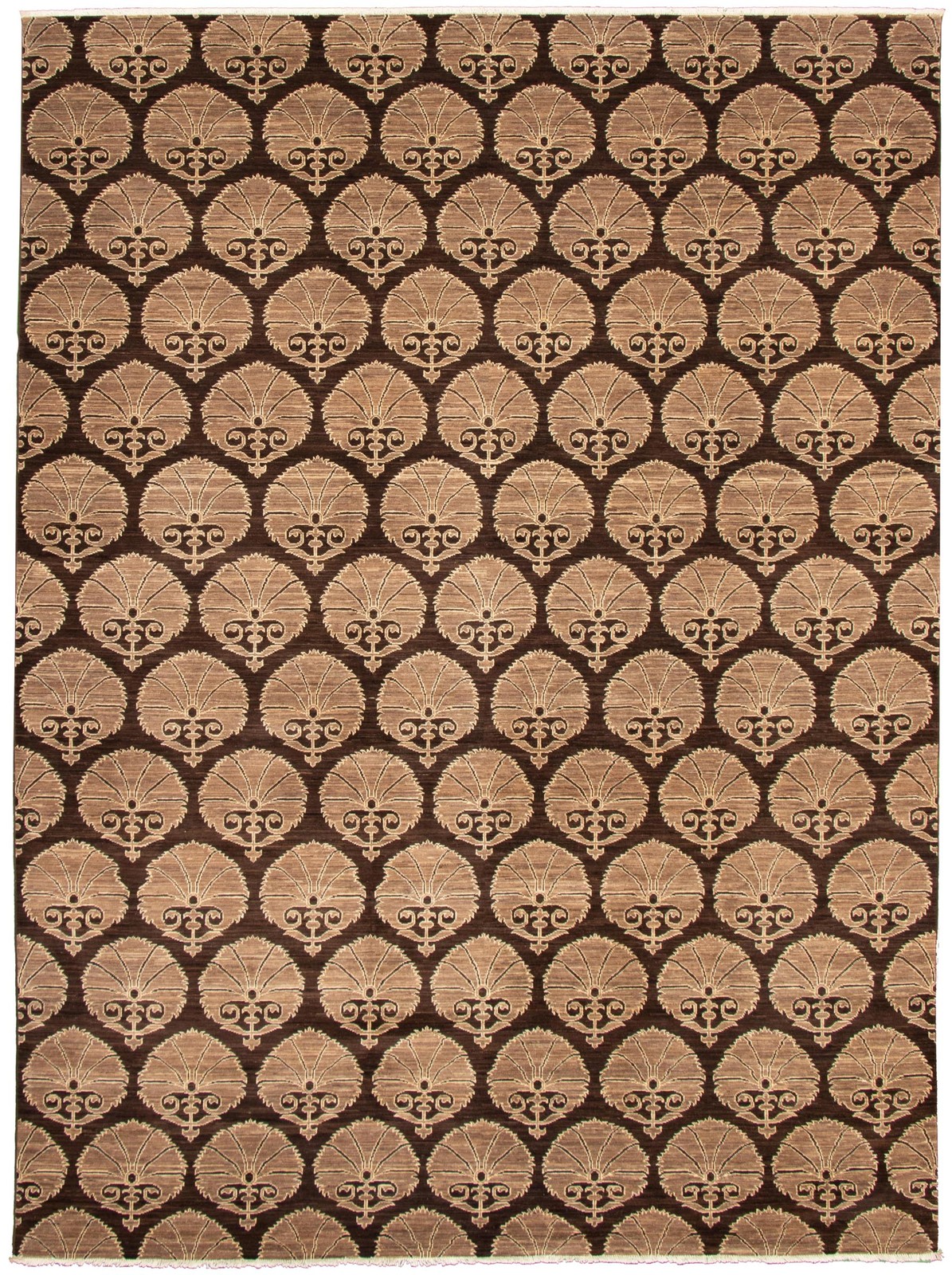 Hand Knotted Area Rug 8’11” x 11’11” Traditional Oriental Wool Carpet