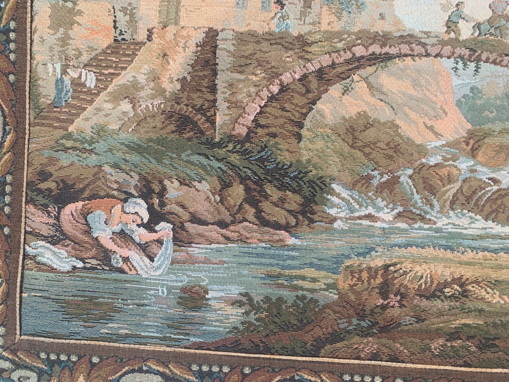 Vintage Tapestry,Pictorial French Tapestry Romantic Tapestry Home Decor 3×4 ft