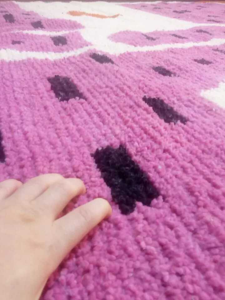 Latest moroccan Moroccan rug Hand knotted, Beni Ourain rug, all wool Bathroom