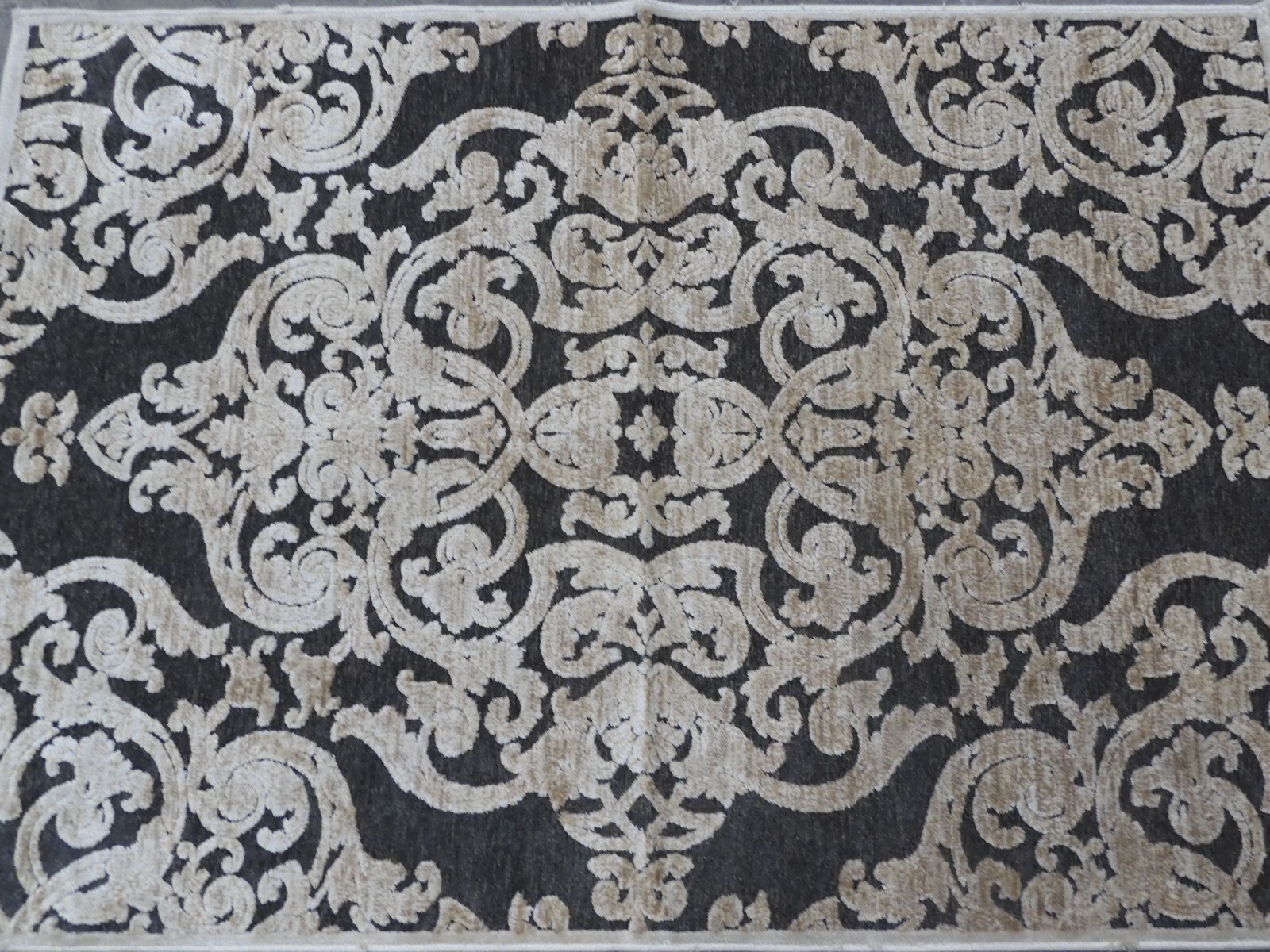 STONE 3′-3″ X 4′-7″ Damaged Binding Rug, Reduced Price 1172628178 PARB348-3430-3
