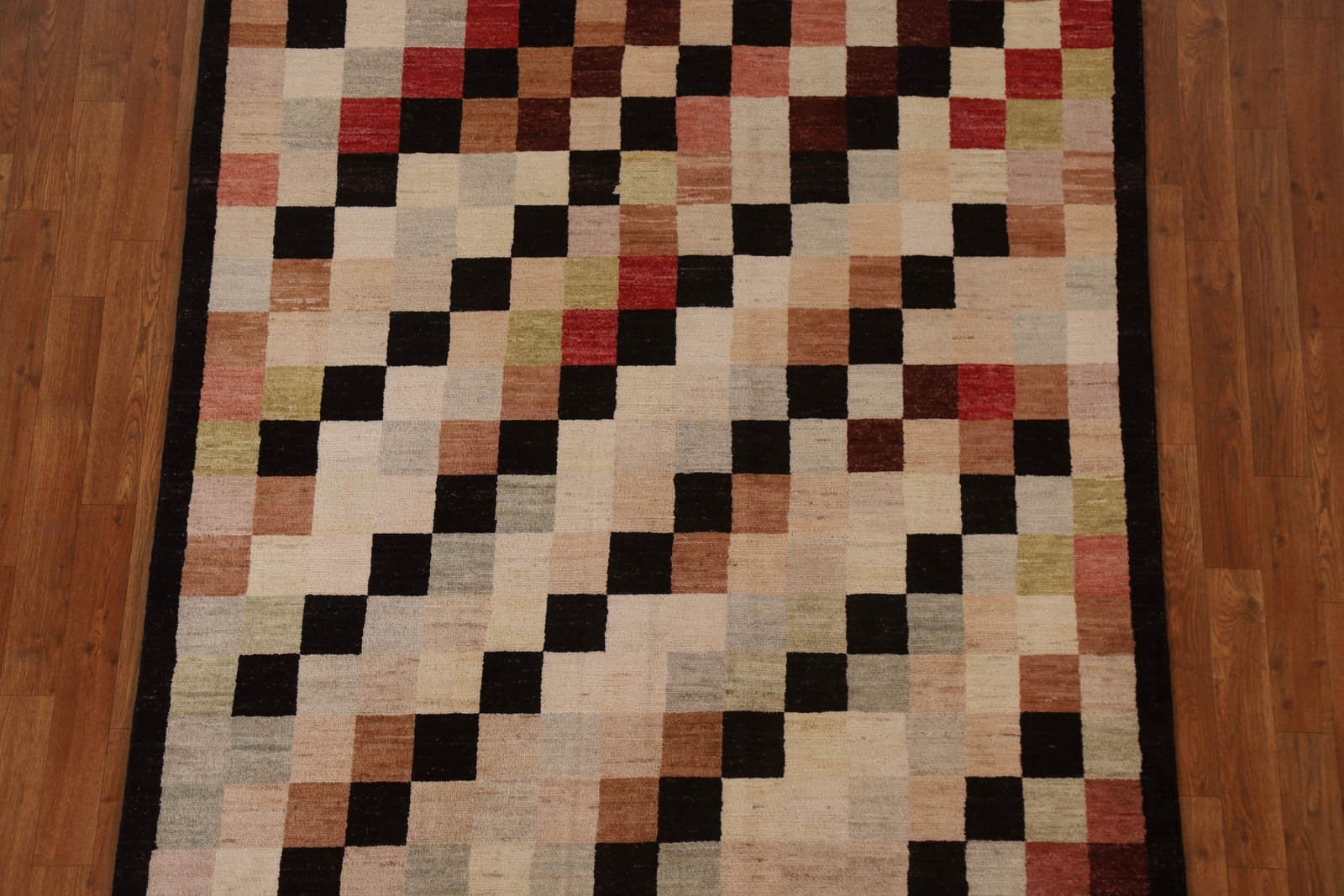 Modern Gabbeh Kashkoli Accent Rug Hand-made Wool Carpet 5×6 ft