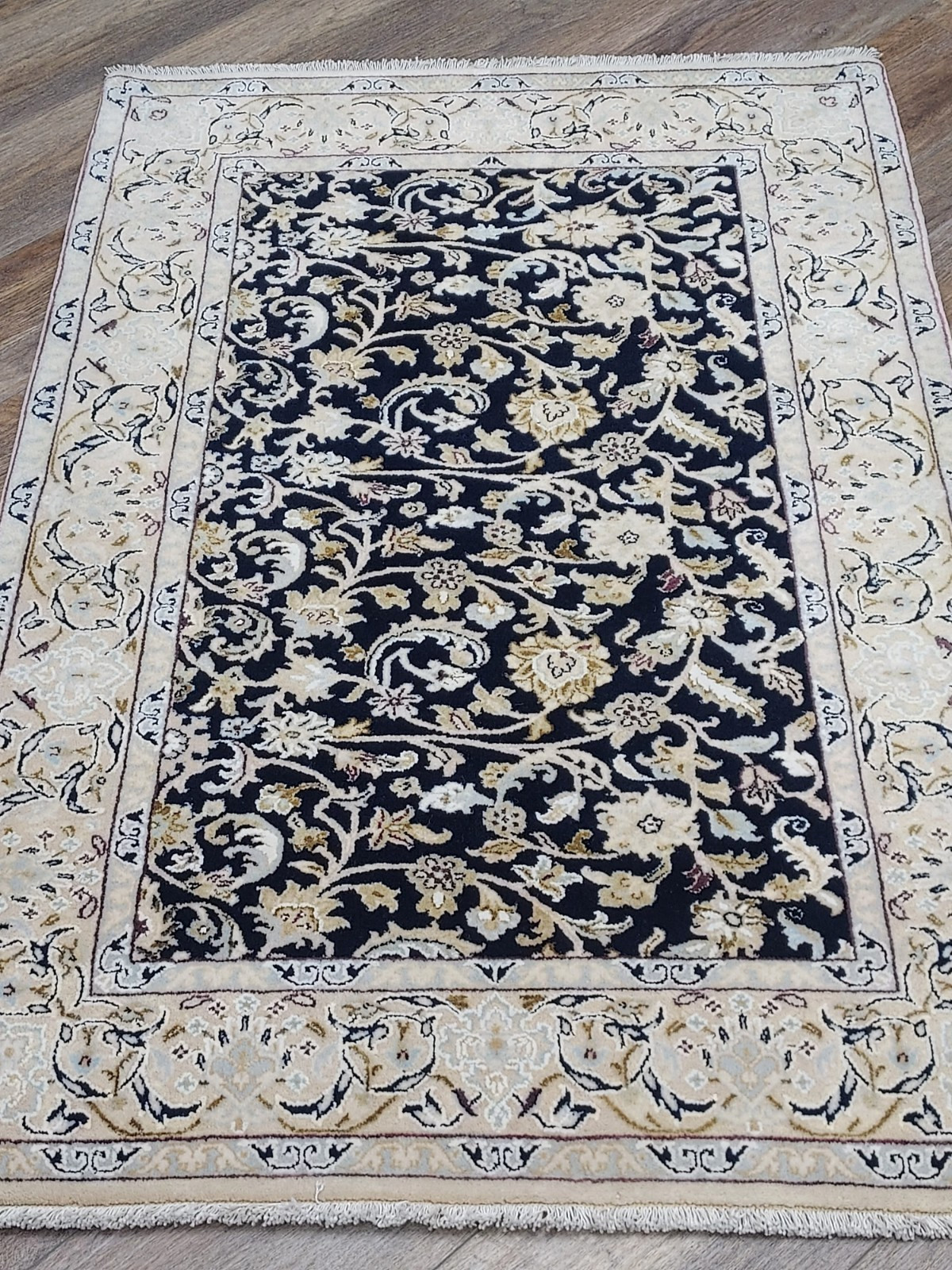 Turkish Bohemian Rug,Turkish Oushak Rug,Turkish Contemporary Oushak Rug,3×4.5Ft