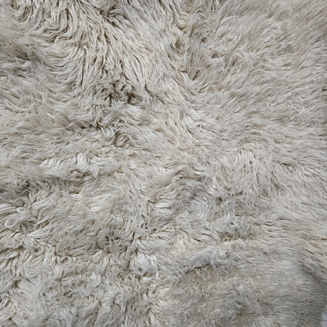 FLOCATI SHEPHERD’S RUG Made in Greece 100% Wool Handmade Long Pile Shag 55″x70″