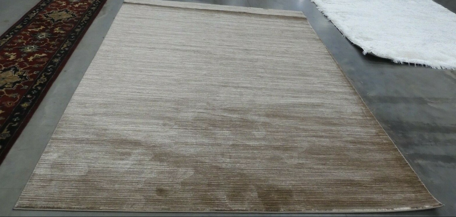 LIGHT BROWN 8′ X 10′ Damaged Binding Rug, Reduced Price 1172616560 VSN606C-8